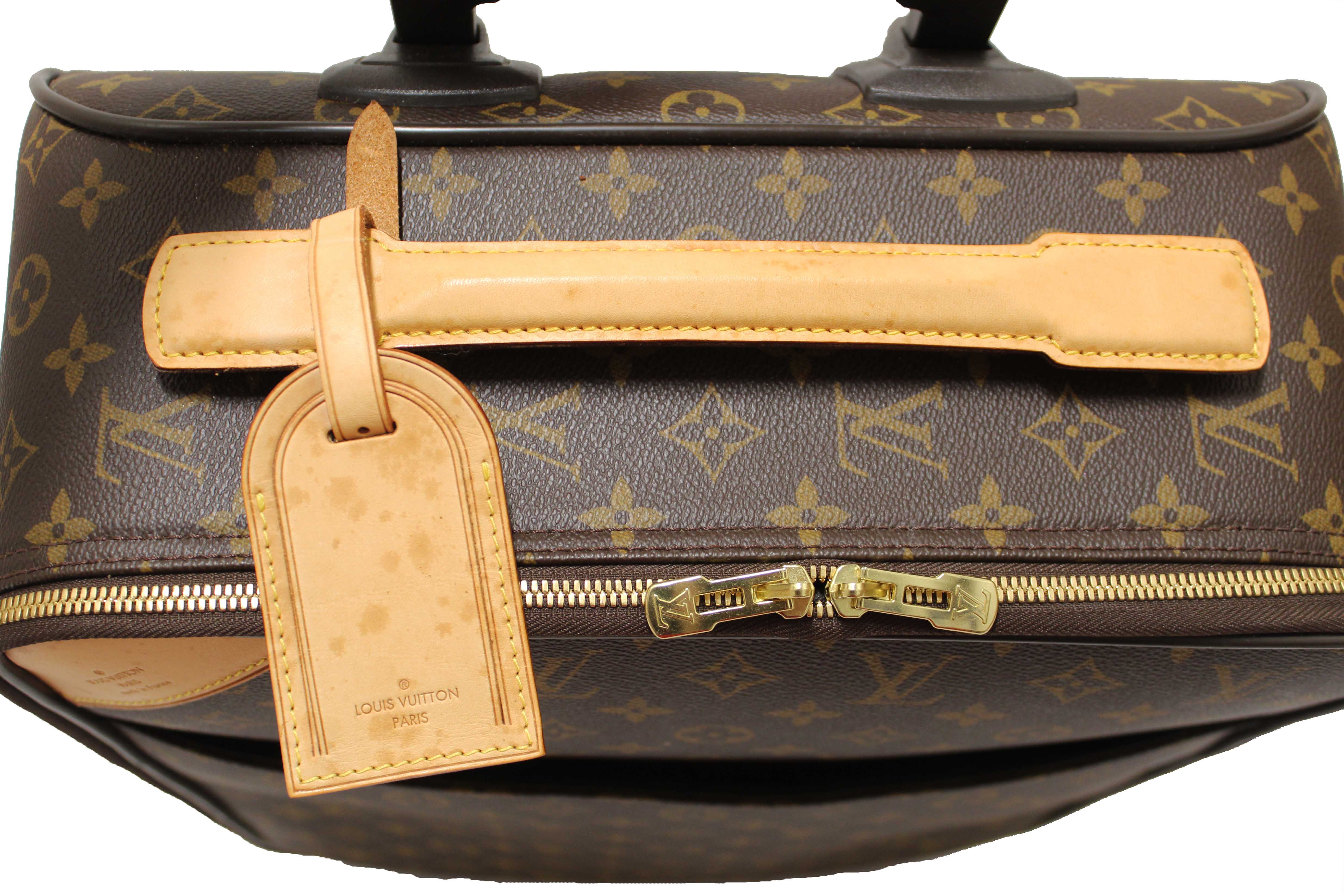 Authentic Louis Vuitton Classic Monogram Pegase 45 Luggage Rolling Suitcase