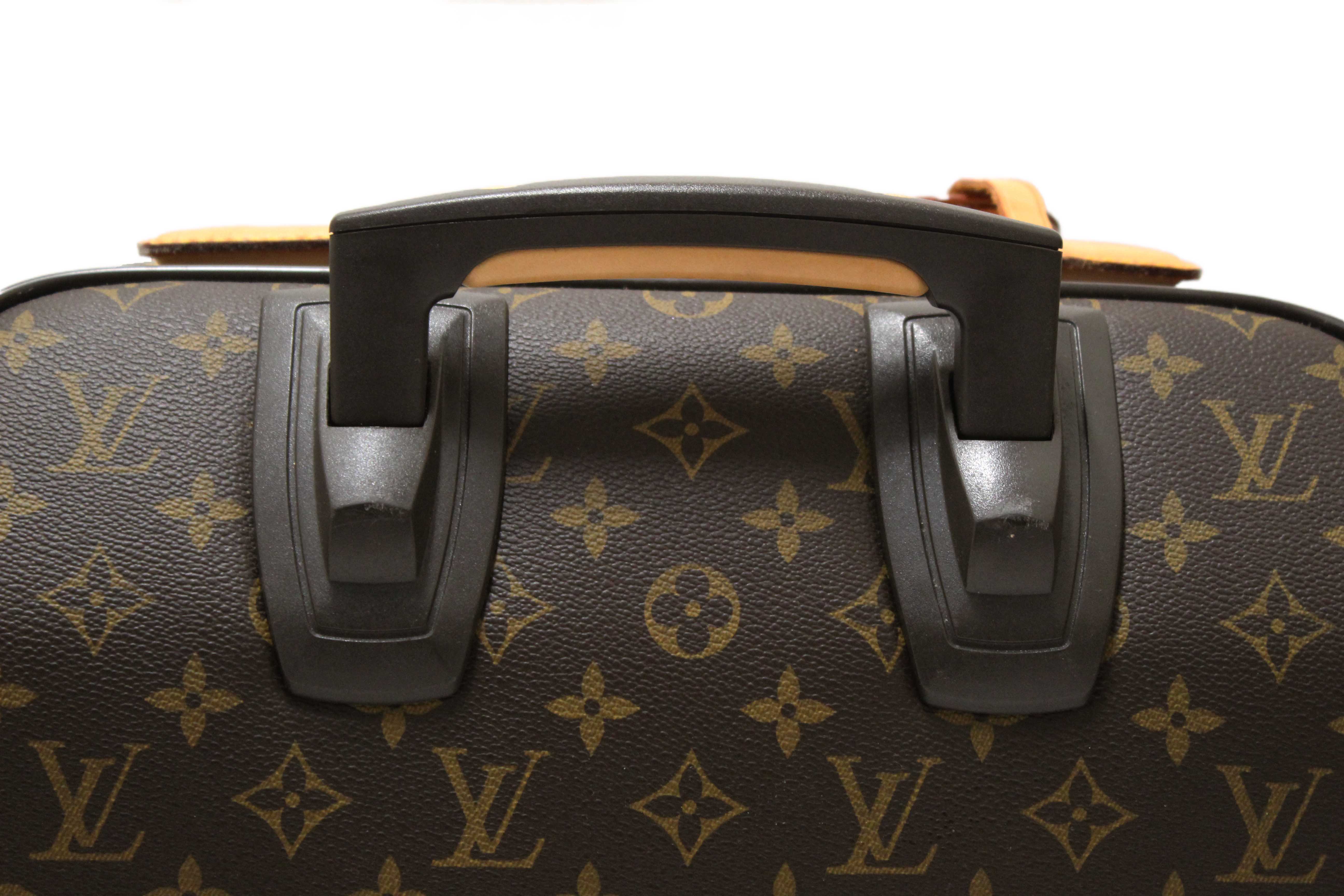Authentic Louis Vuitton Classic Monogram Pegase 45 Luggage Rolling Suitcase