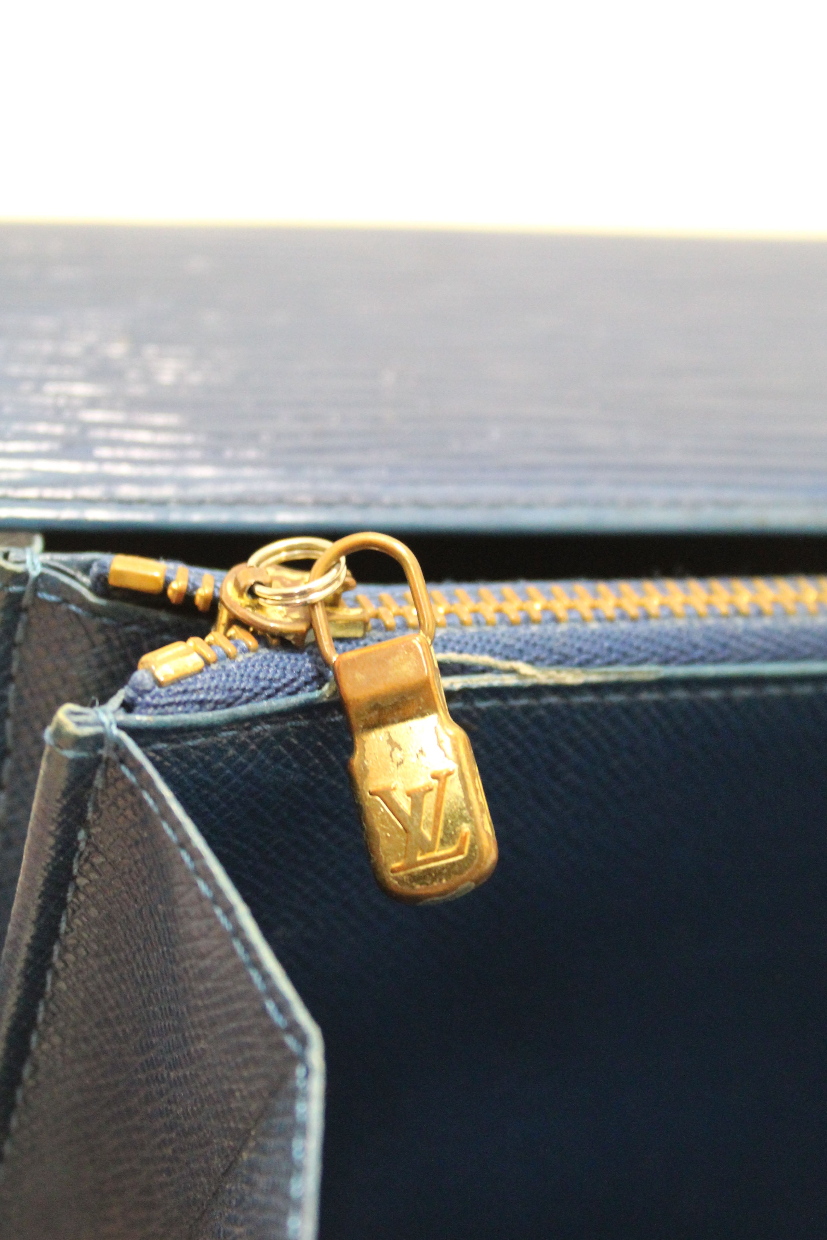 Louis Vuitton Yellow EPI Leather Sarah Wallet