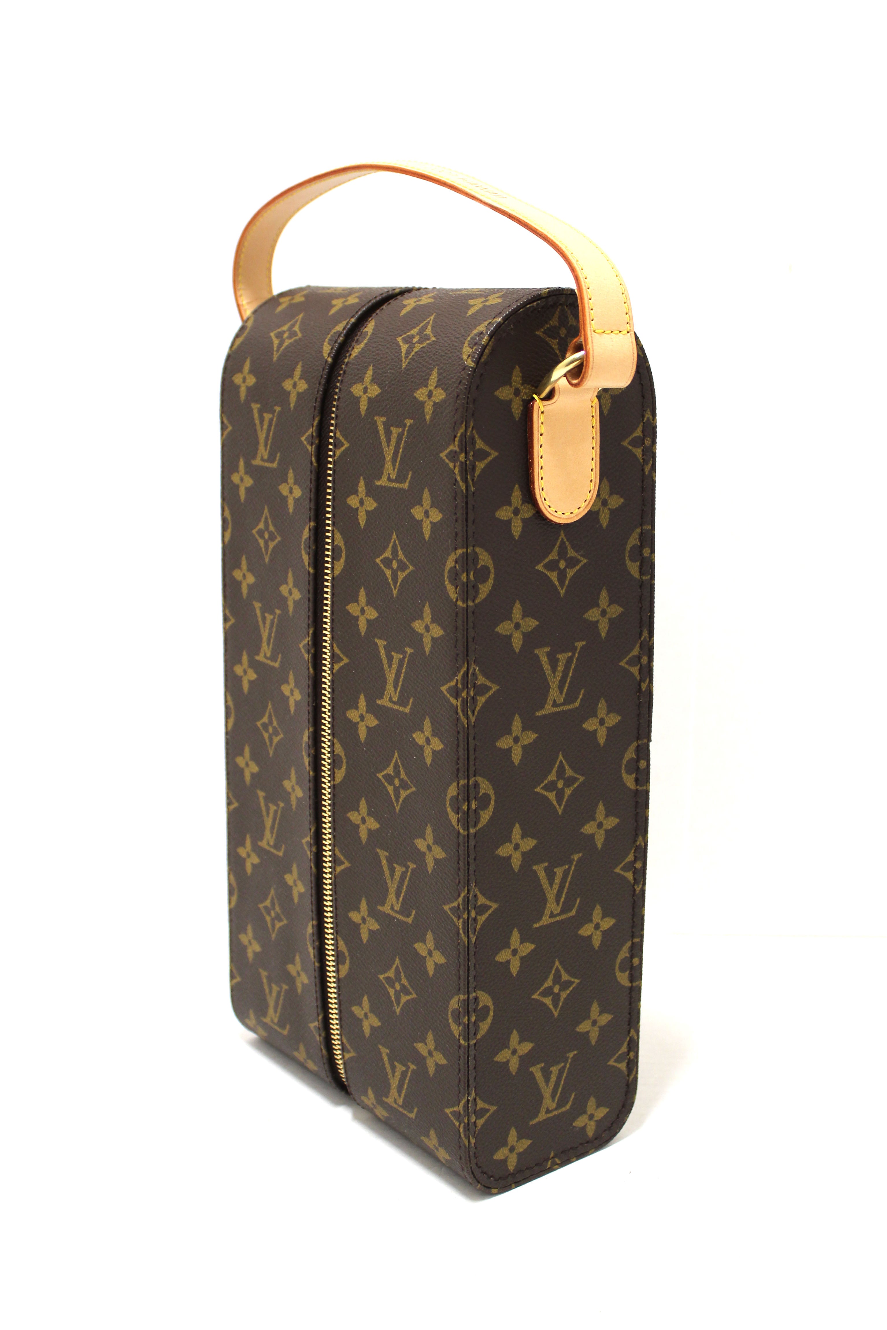 Authentic NEW Louis Vuitton Monogram Wine Carrier Bottle Case Golf Cup GOLF CUP 2001 HAWAII