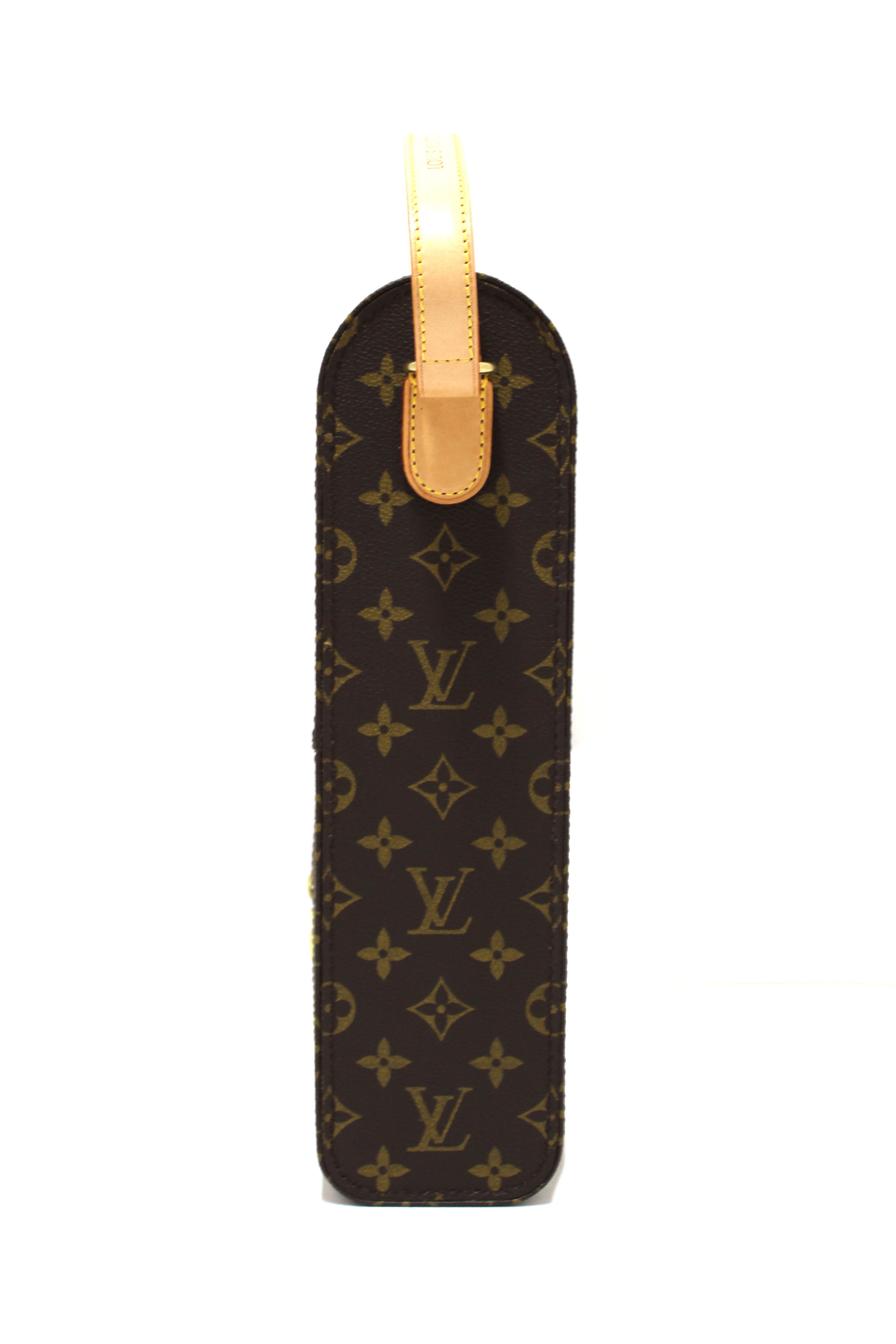 Authentic NEW Louis Vuitton Monogram Wine Carrier Bottle Case Golf Cup GOLF CUP 2001 HAWAII