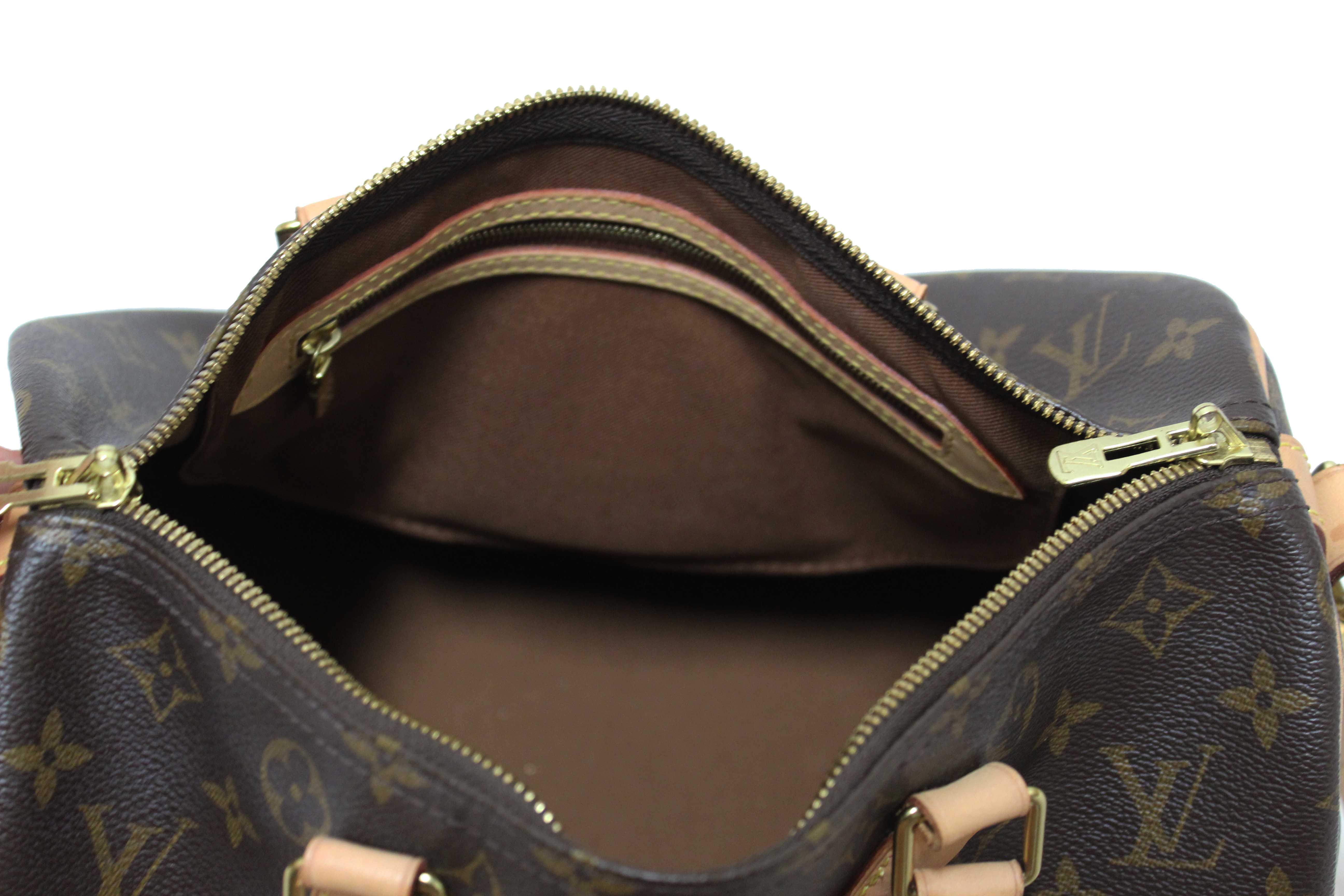 Authentic Louis Vuitton Classic Monogram Speedy Bandoulière 30 Bag