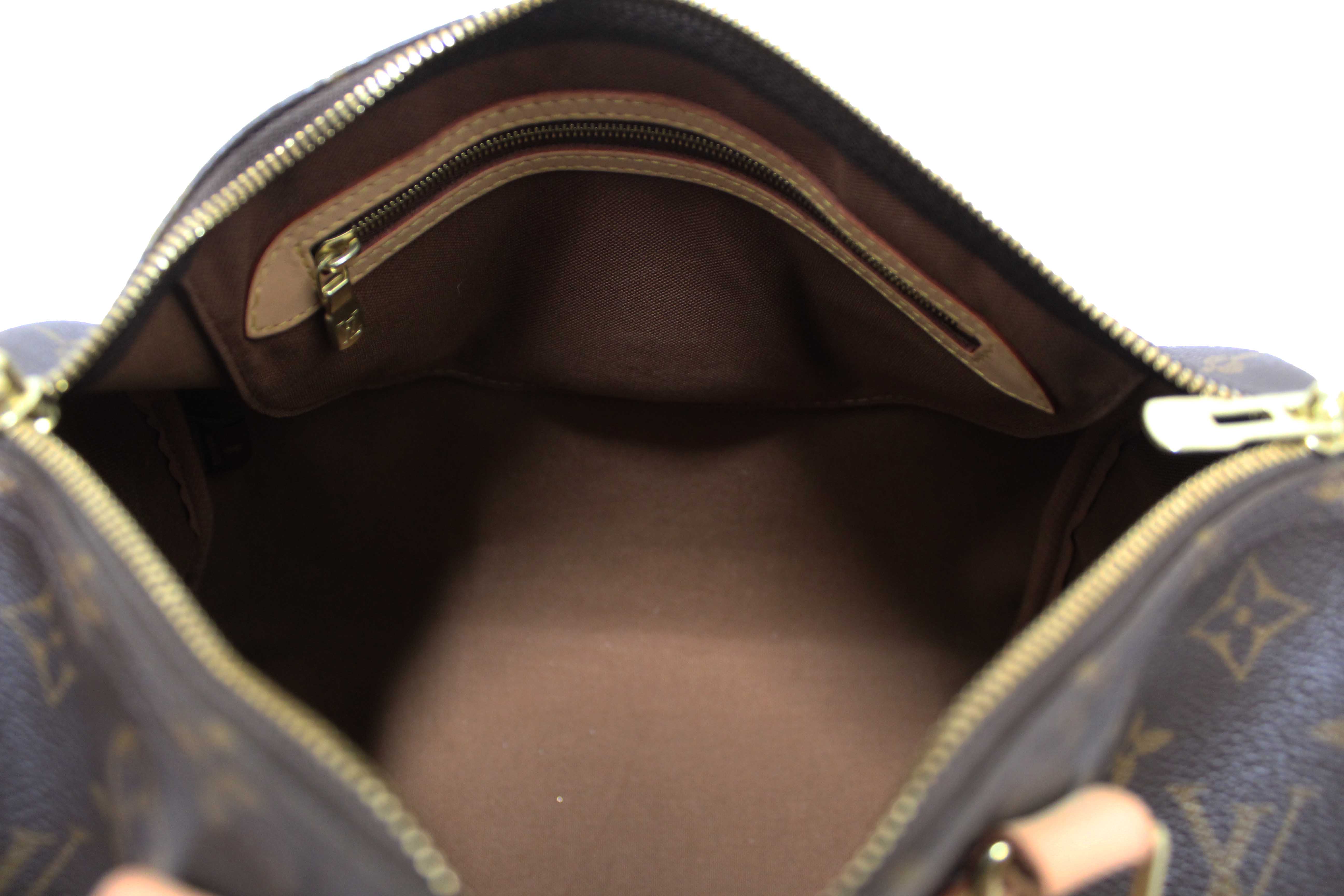 Authentic Louis Vuitton Classic Monogram Speedy Bandoulière 30 Bag