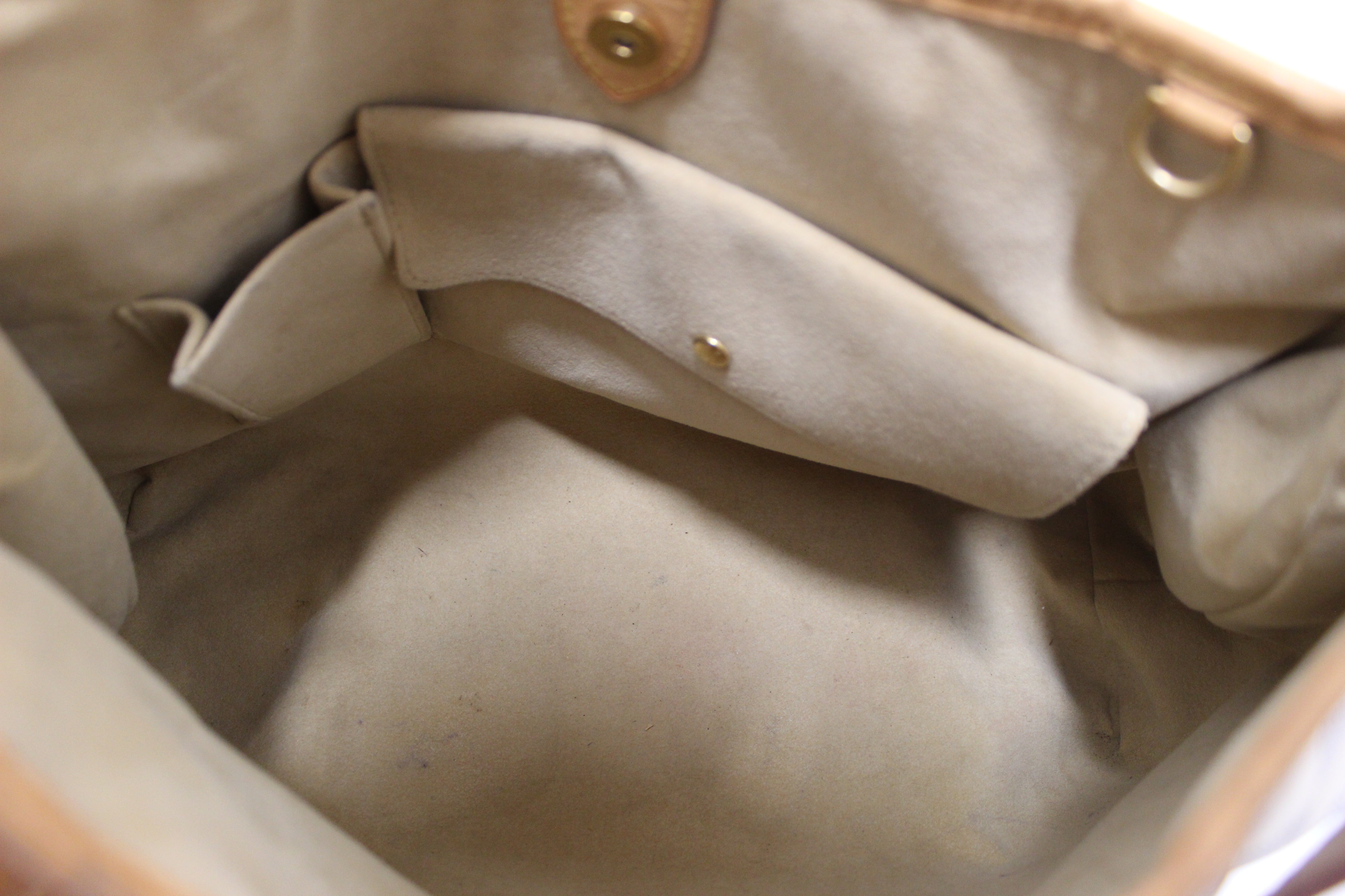 Authentic Louis Vuitton Damier Azur Galliera PM Shoulder Bag