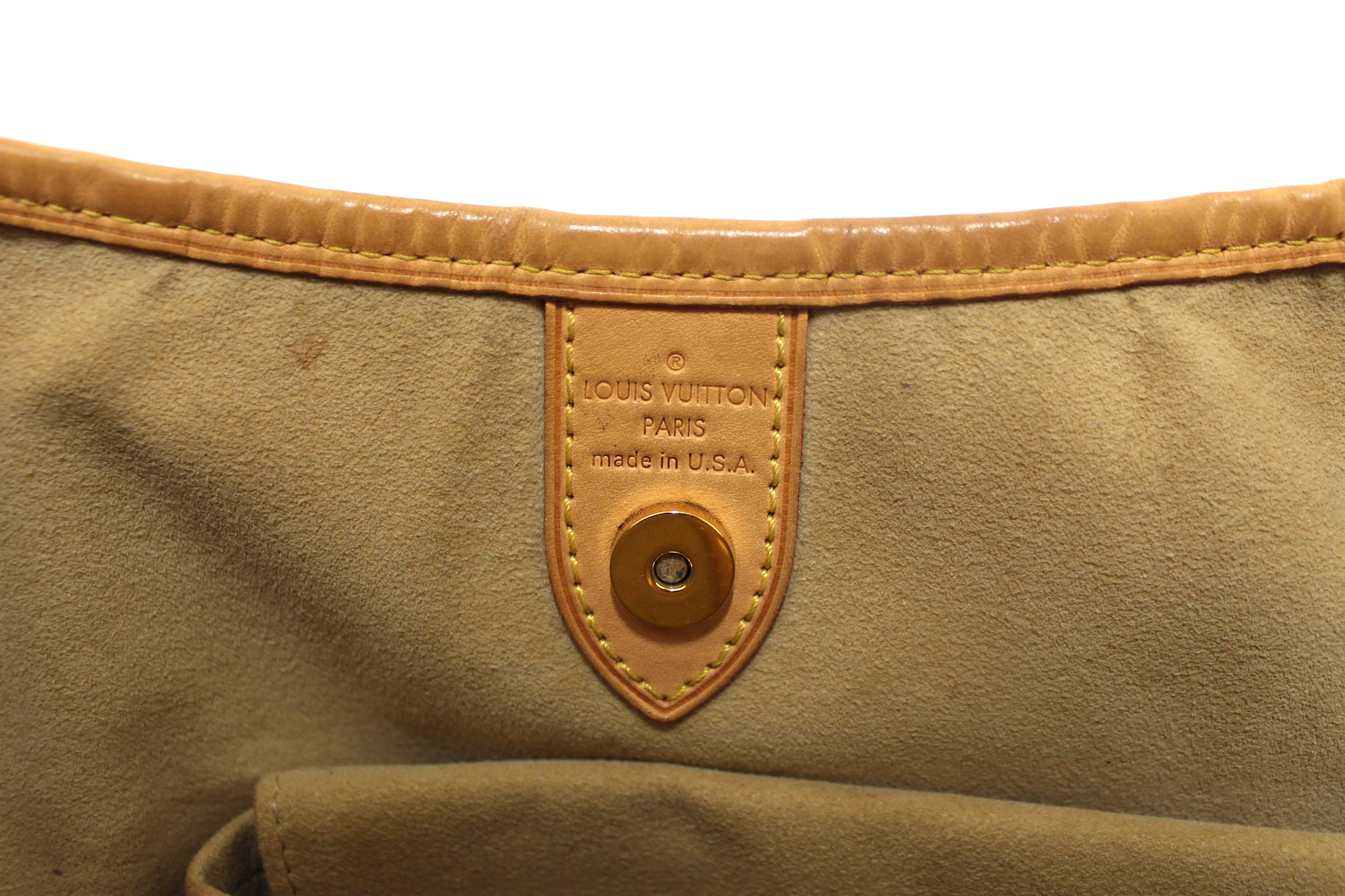 Authentic Louis Vuitton Damier Azur Galliera PM Shoulder Bag