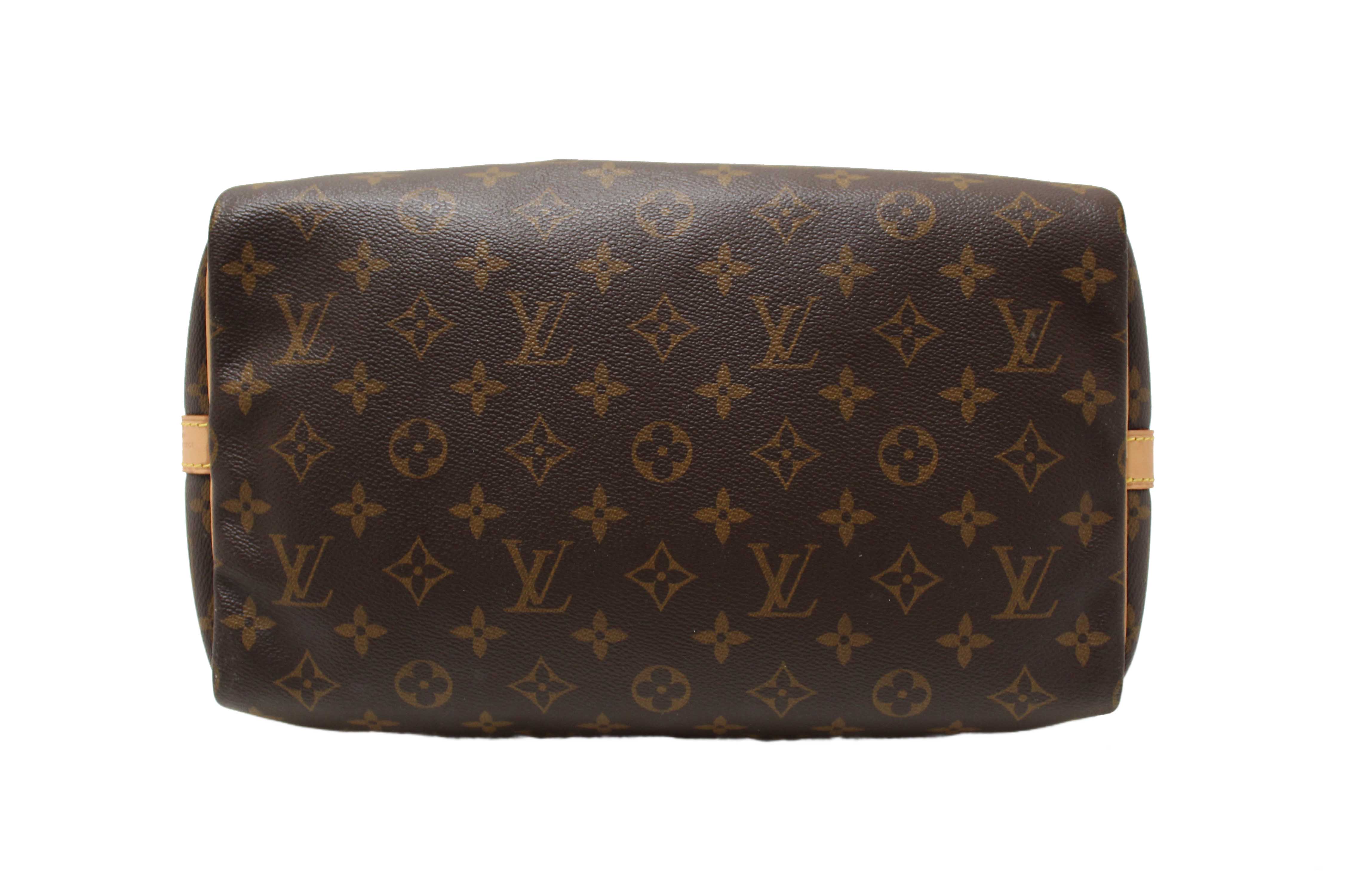Authentic Louis Vuitton Classic Monogram Speedy Bandoulière 30 Bag