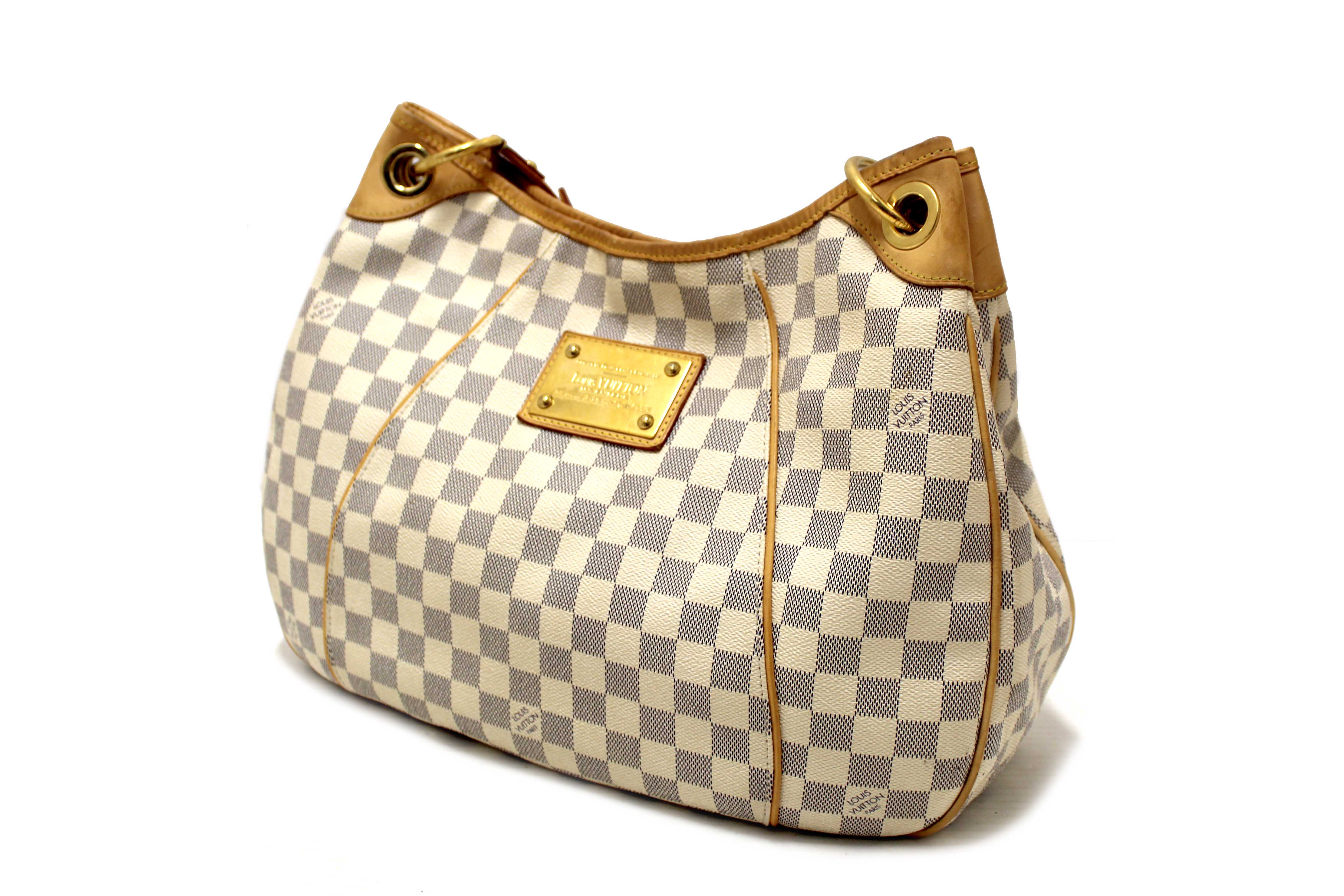 Authentic Louis Vuitton Damier Azur Galliera PM Shoulder Bag