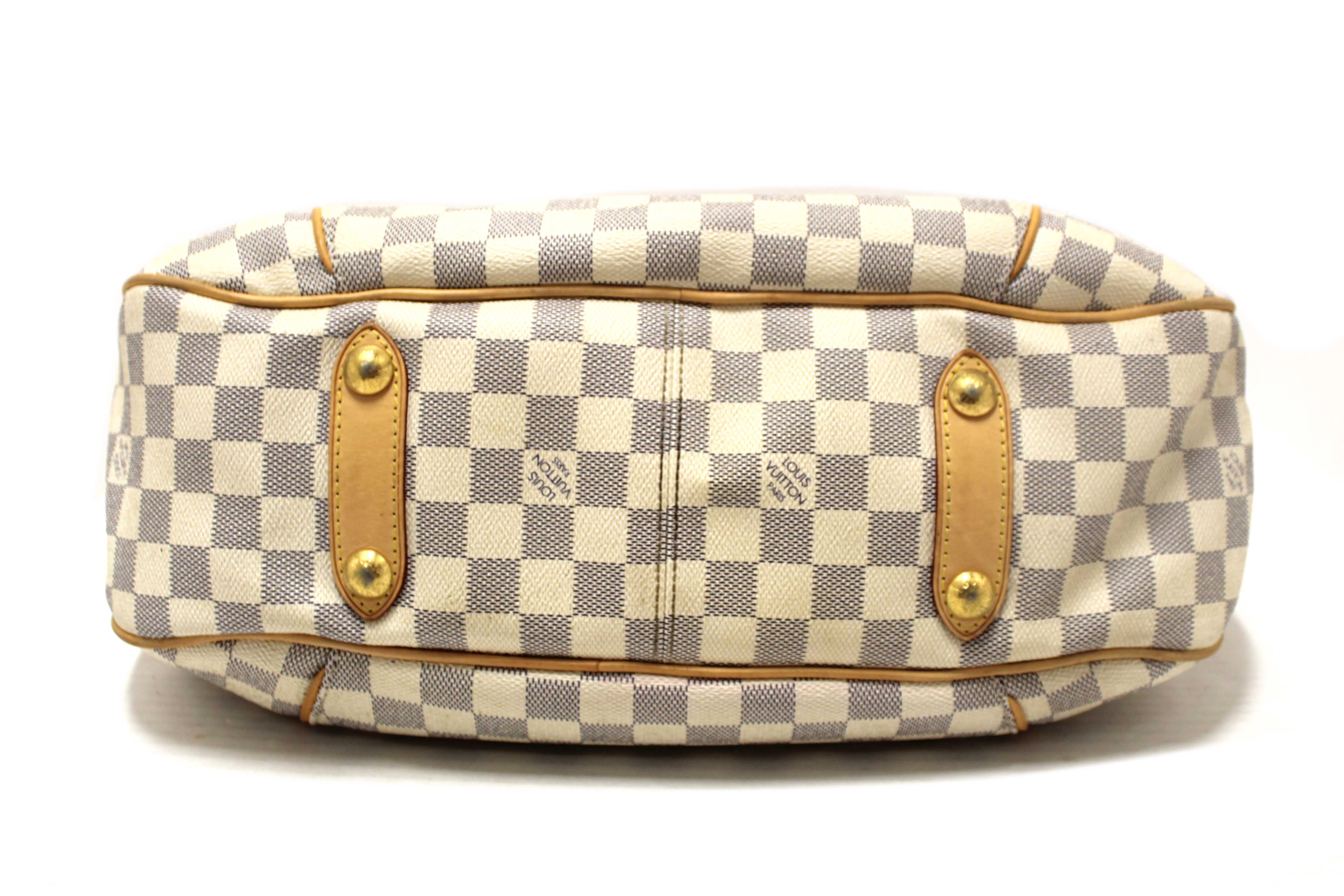 Authentic Louis Vuitton Damier Azur Galliera PM Shoulder Bag