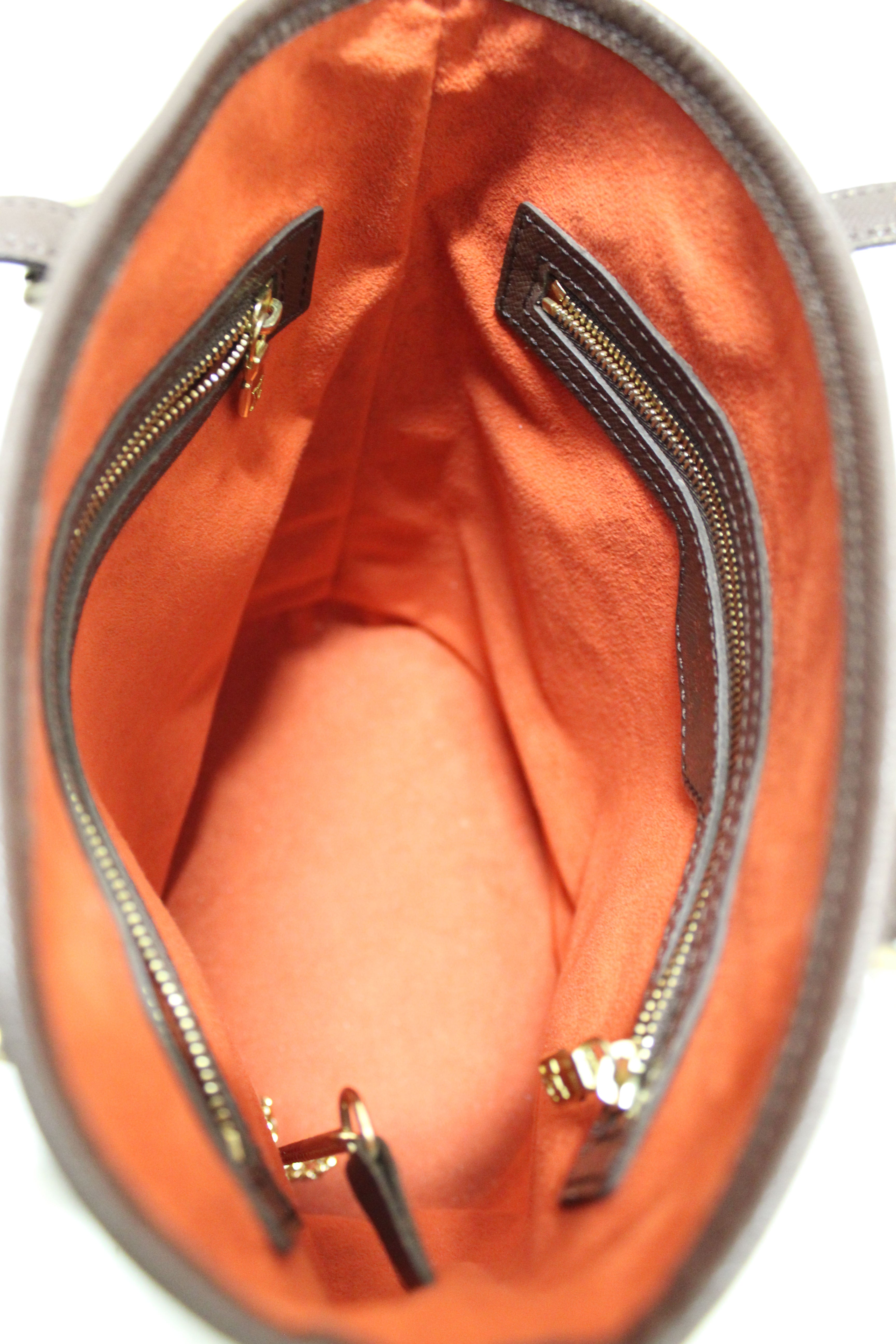 Authentic Louis Vuitton Damier Ebene Bucket PM Shoulder Bag