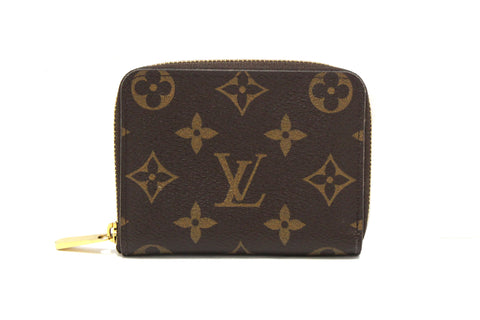 Authentic Louis Vuitton Classic Monogram Zippy Coin Purse