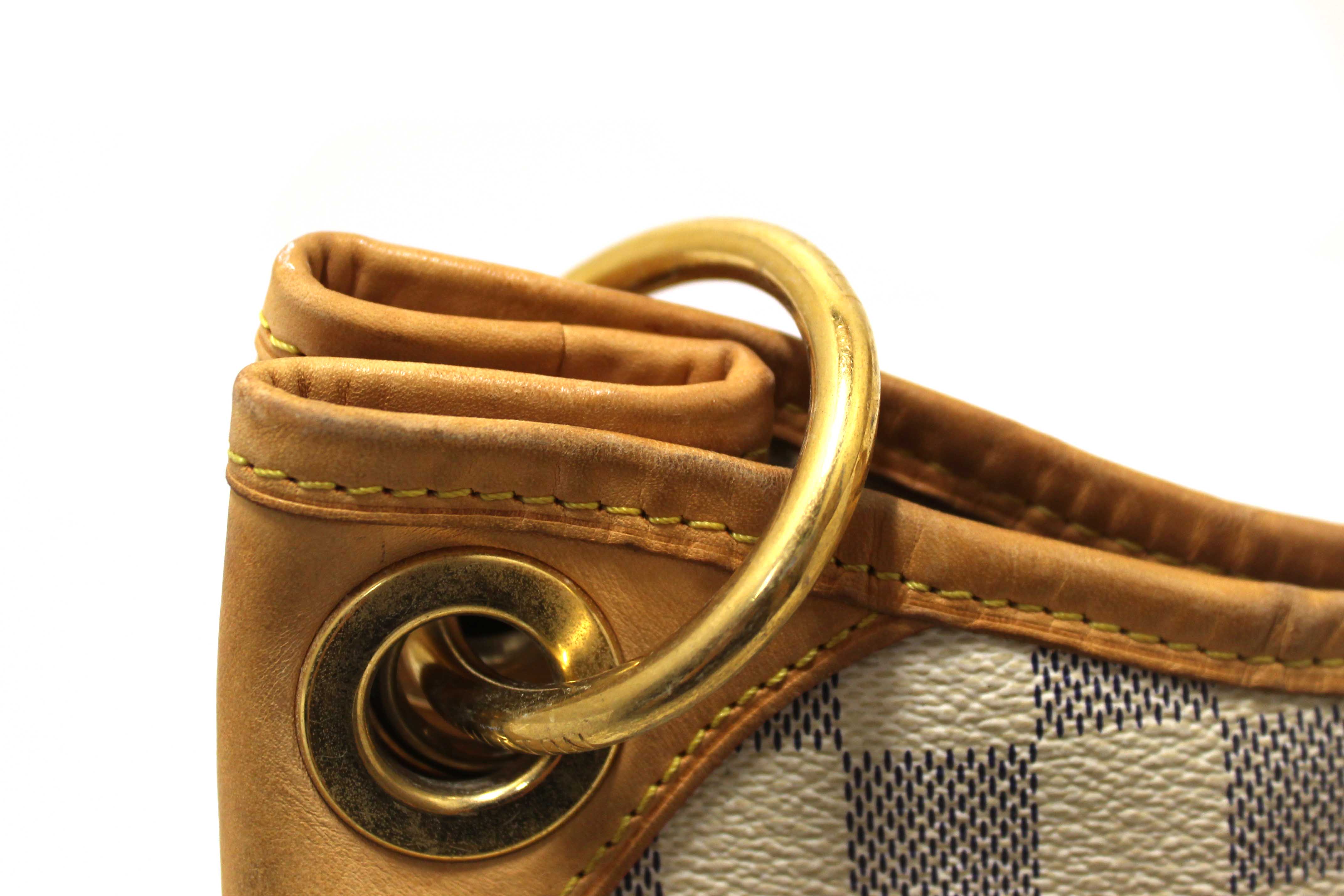 Authentic Louis Vuitton Damier Azur Galliera PM Shoulder Bag