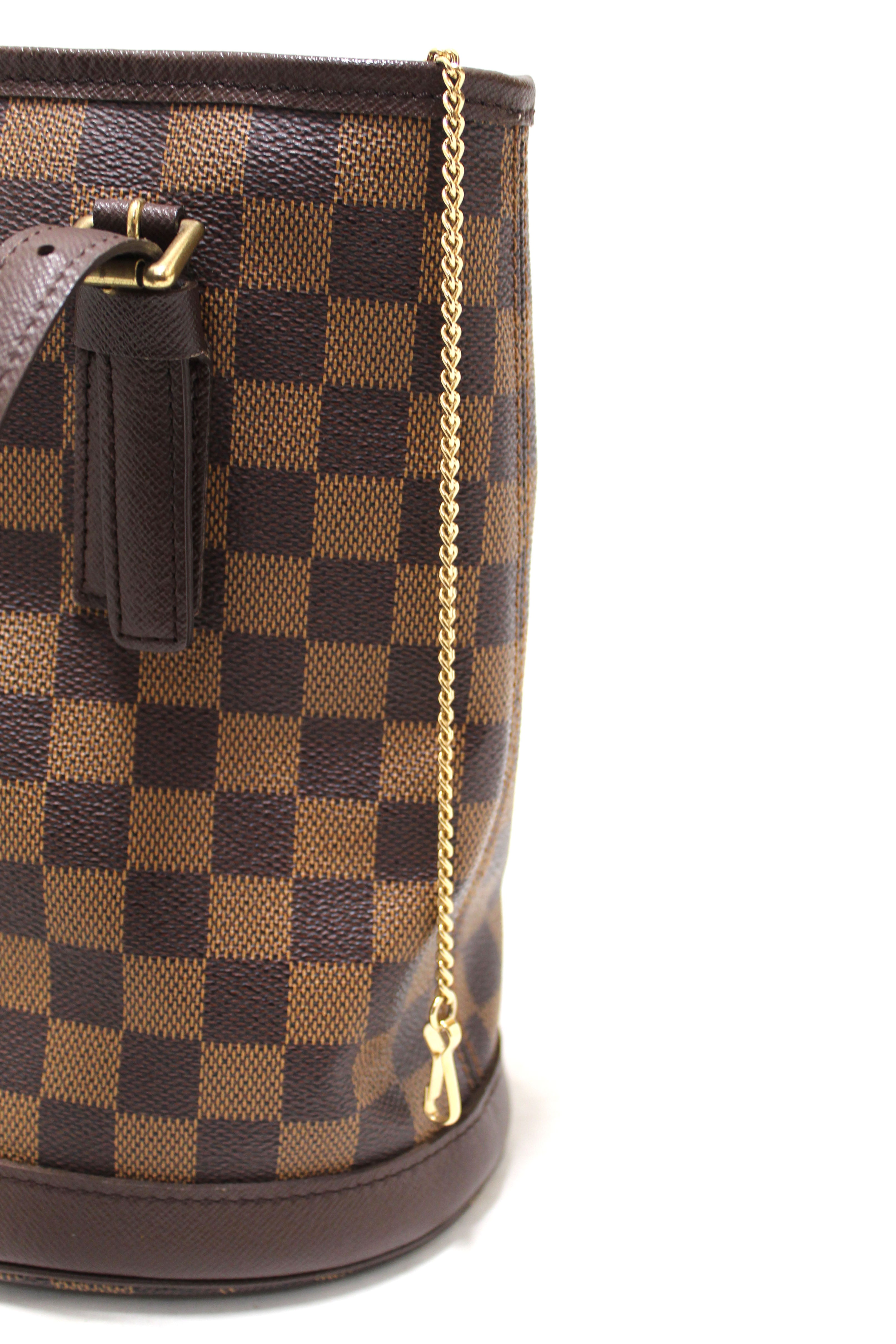 Louis Vuitton, Bags, Authentic Louis Vuitton Bucket Pm And Pouch