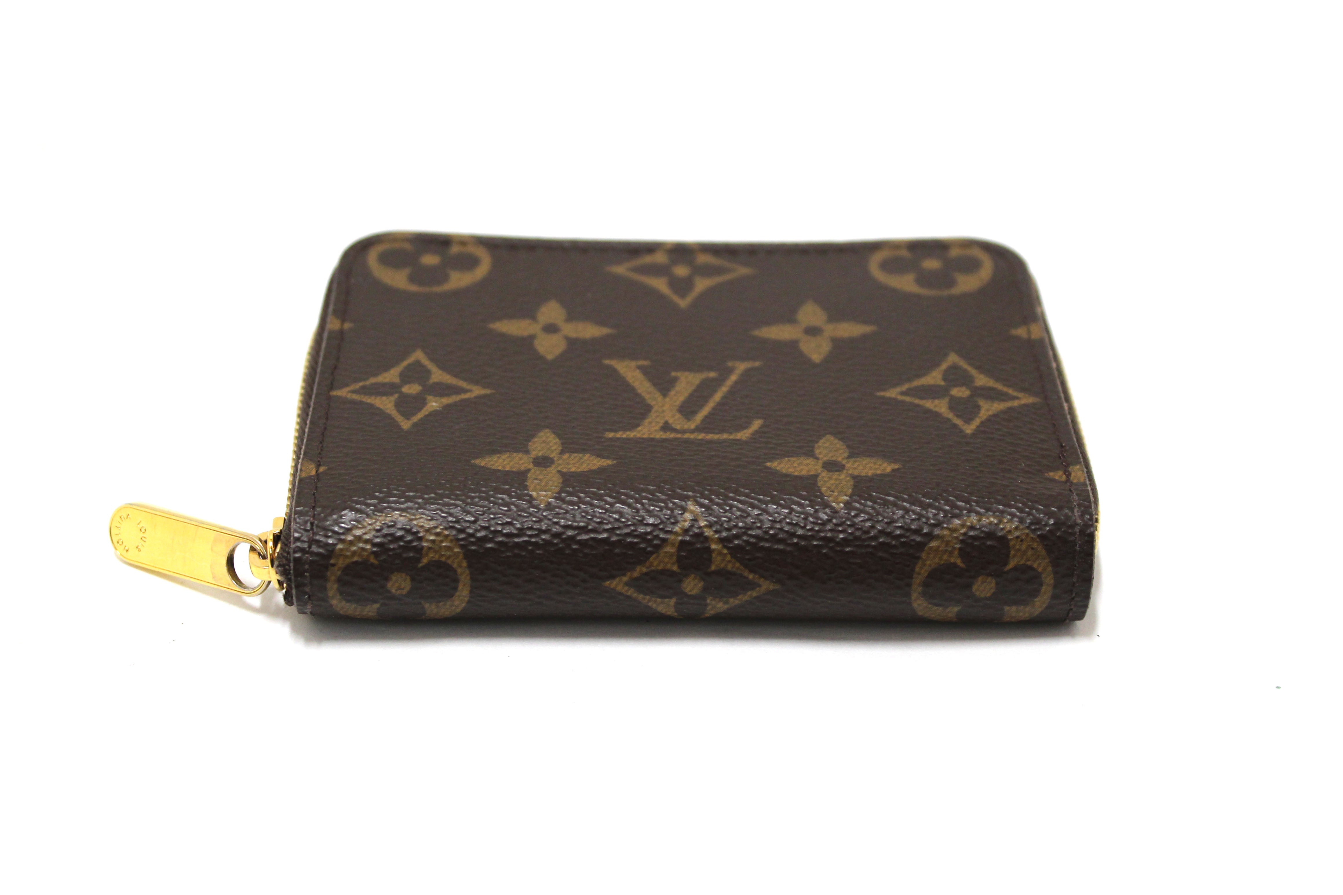Authentic Louis Vuitton Classic Monogram Zippy Coin Purse