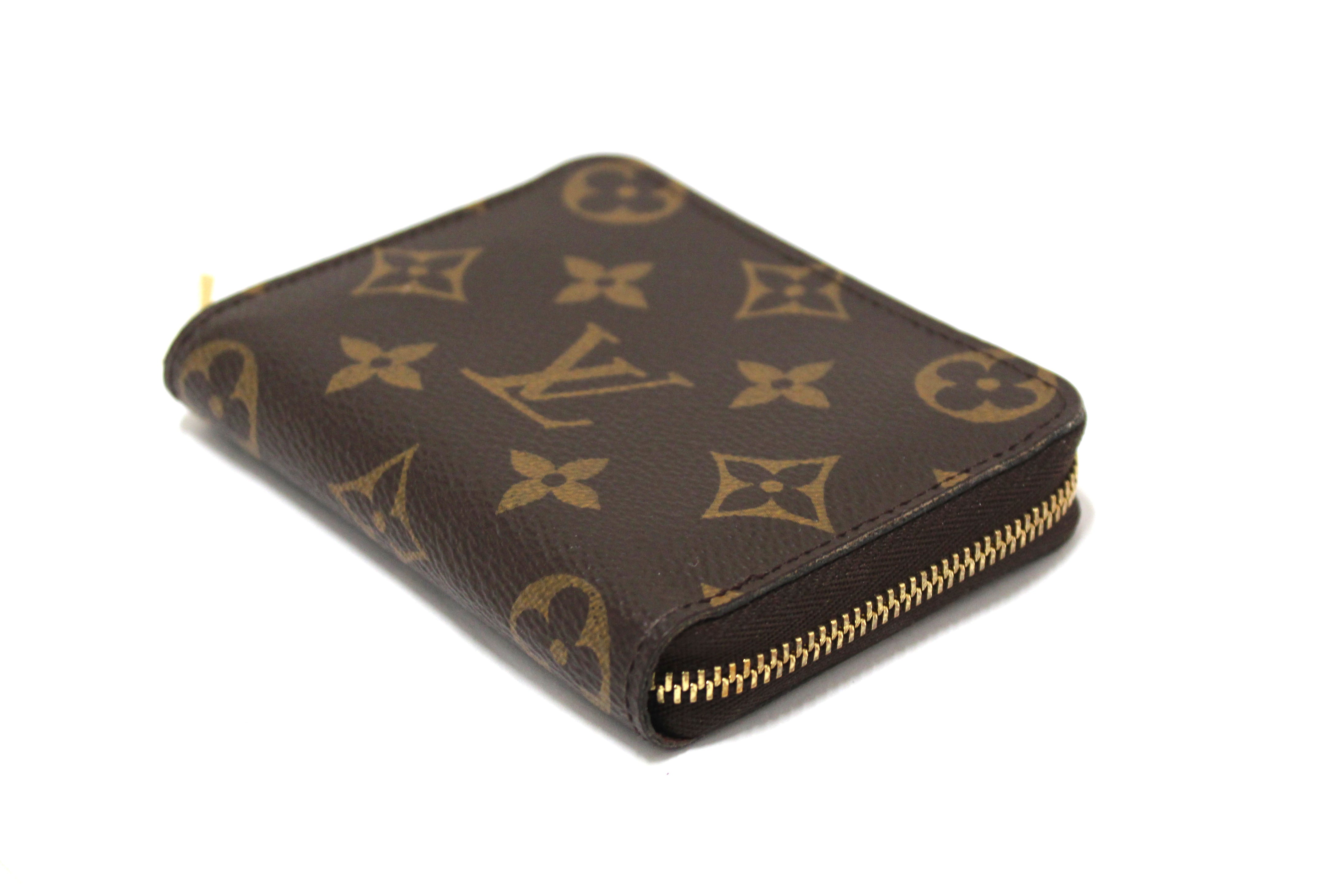 Authentic Louis Vuitton Classic Monogram Zippy Coin Purse
