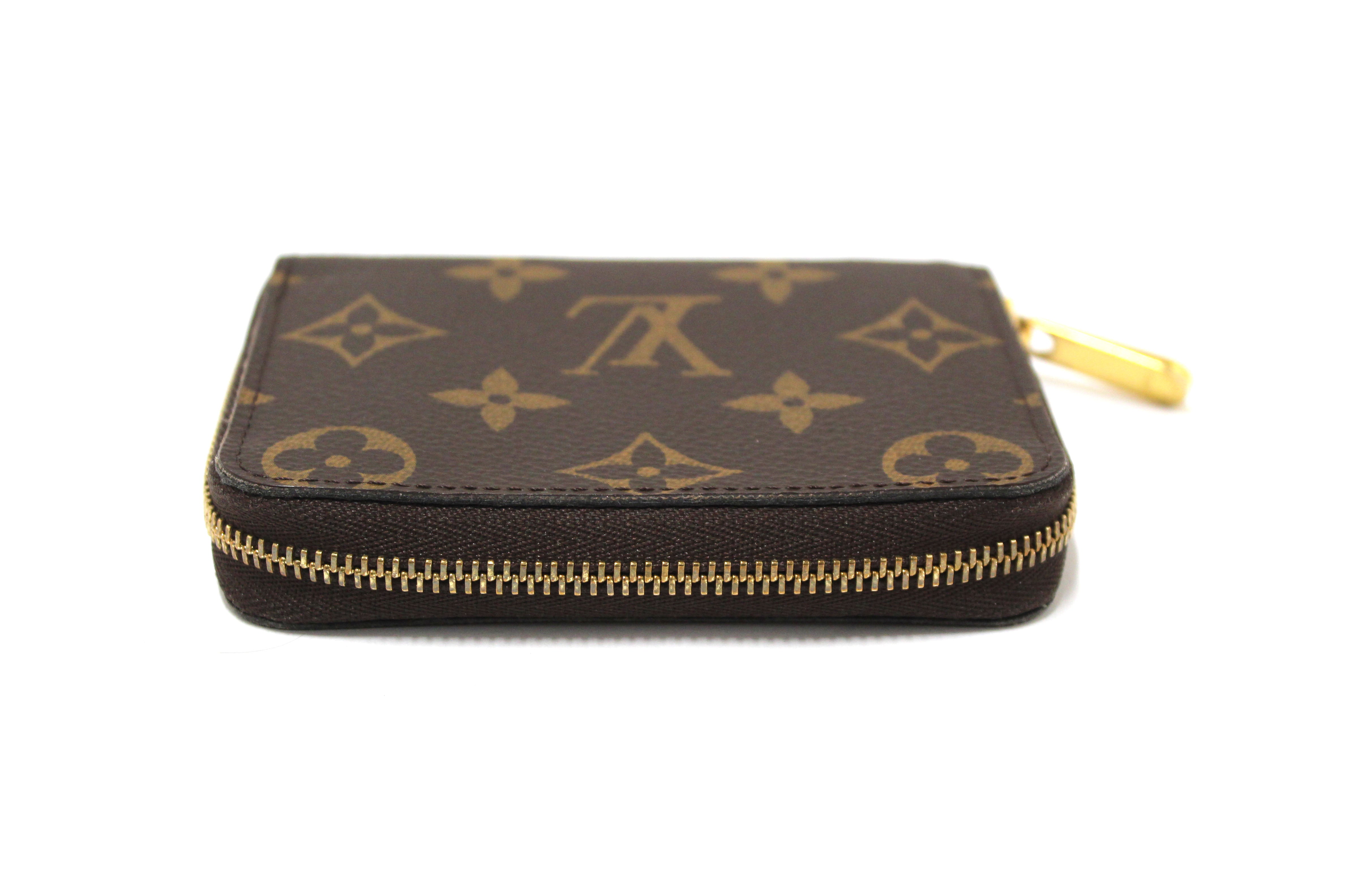 Authentic Louis Vuitton Classic Monogram Zippy Coin Purse