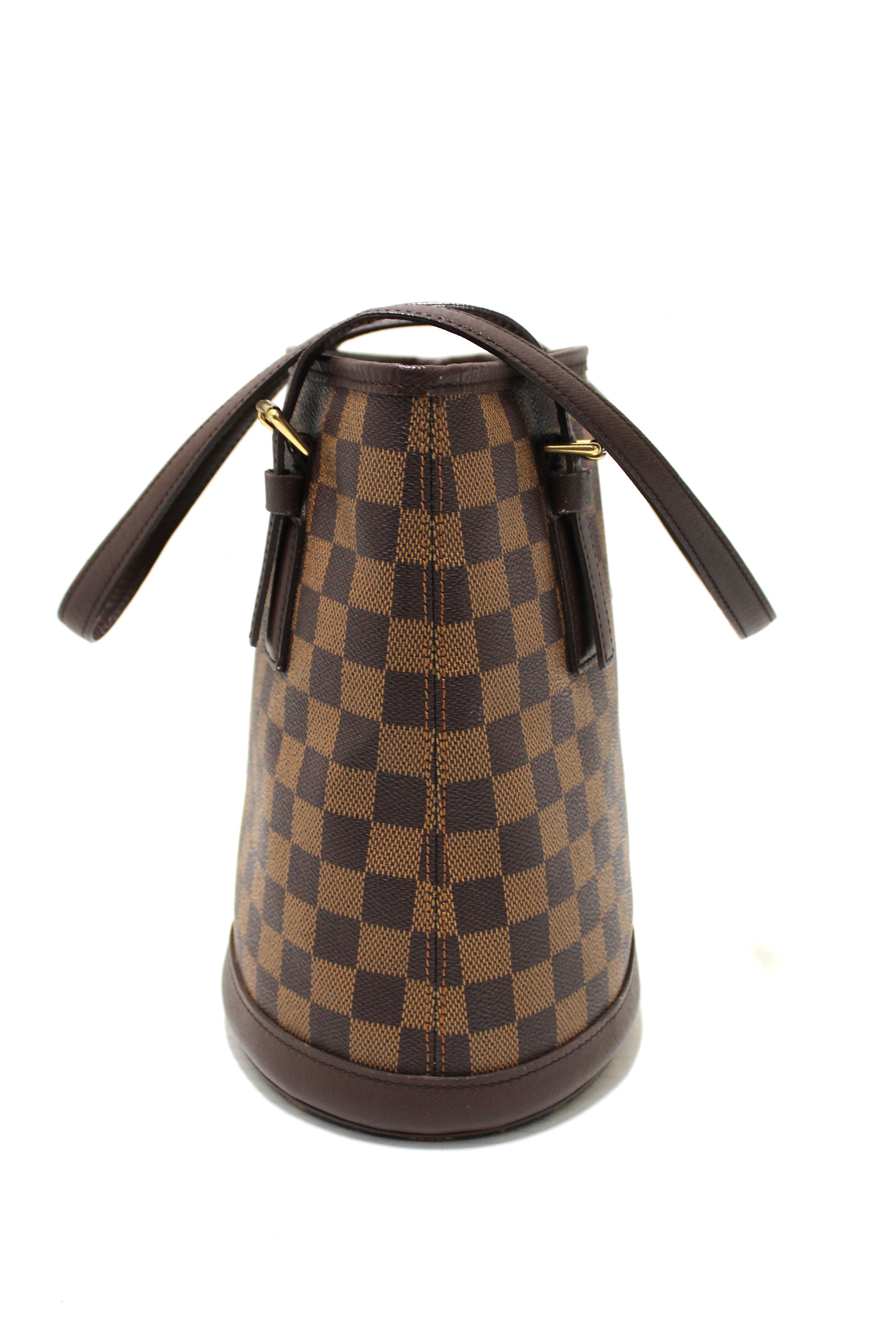 Louis Vuitton, Bags, Louis Vuitton Lv Hand Bag N4224 Bucket Brown Damier
