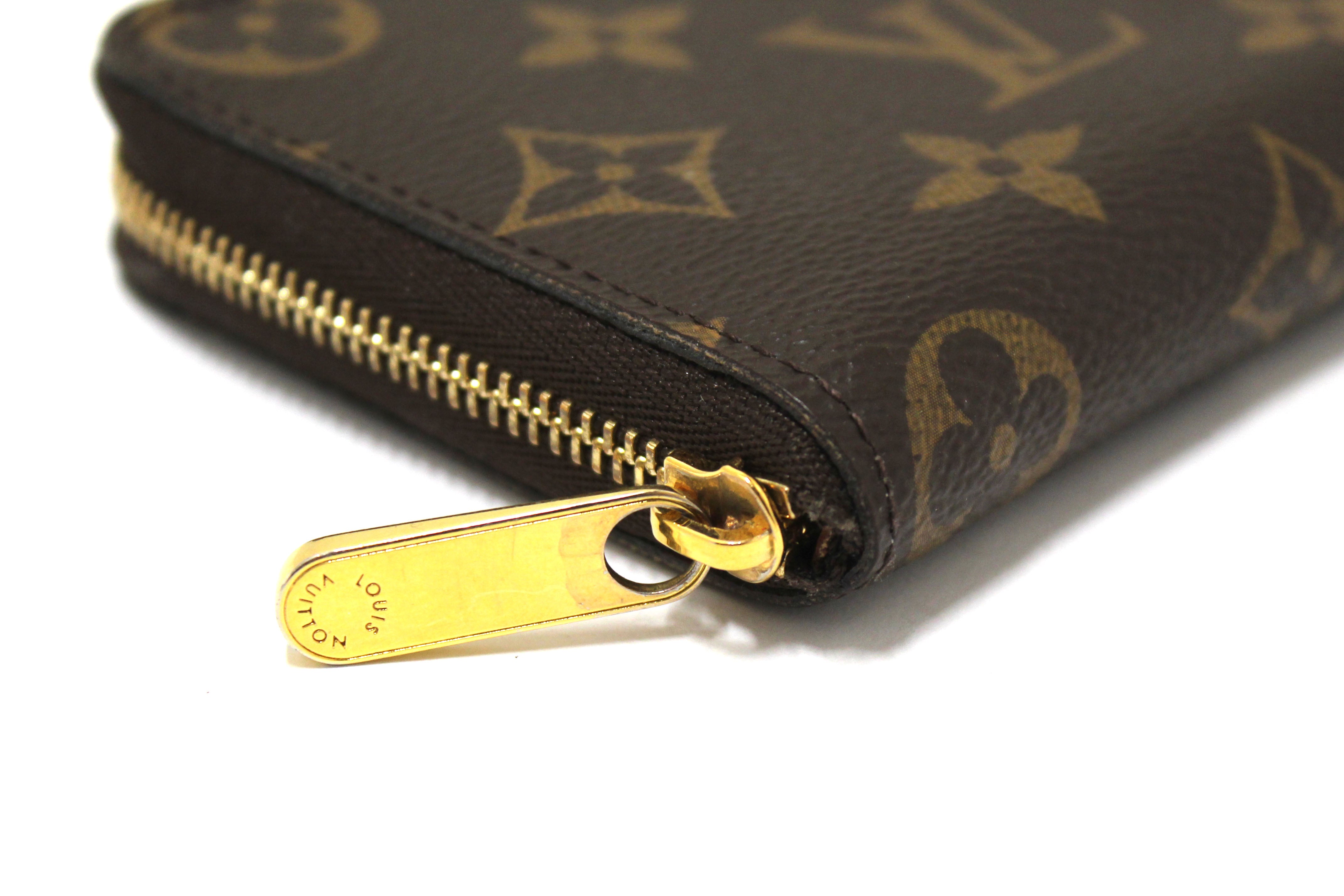 Authentic Louis Vuitton Classic Monogram Zippy Coin Purse