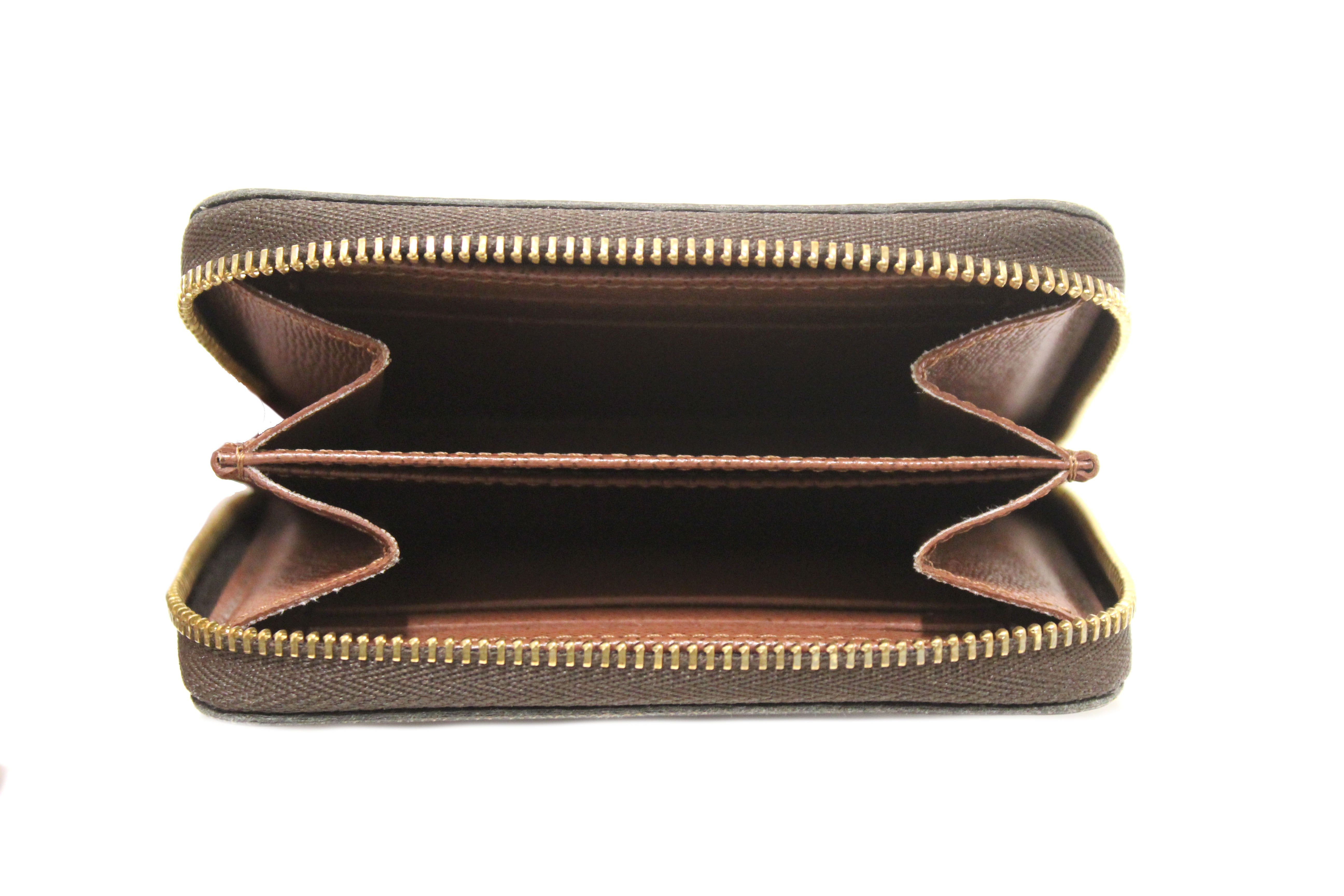 Authentic Louis Vuitton Classic Monogram Zippy Coin Purse