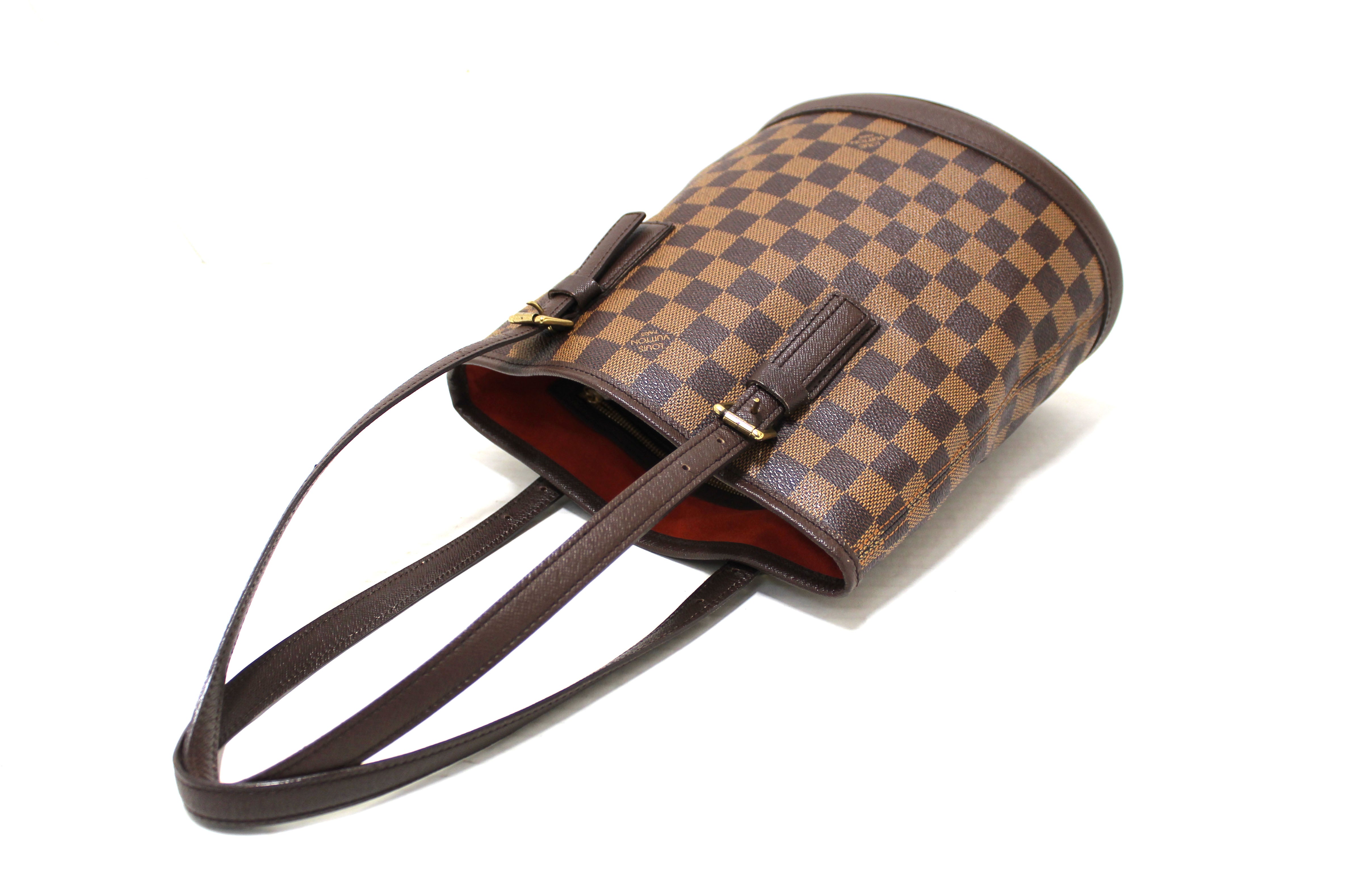 Authentic Louis Vuitton Damier Ebene Bucket PM Shoulder Bag – Paris Station  Shop