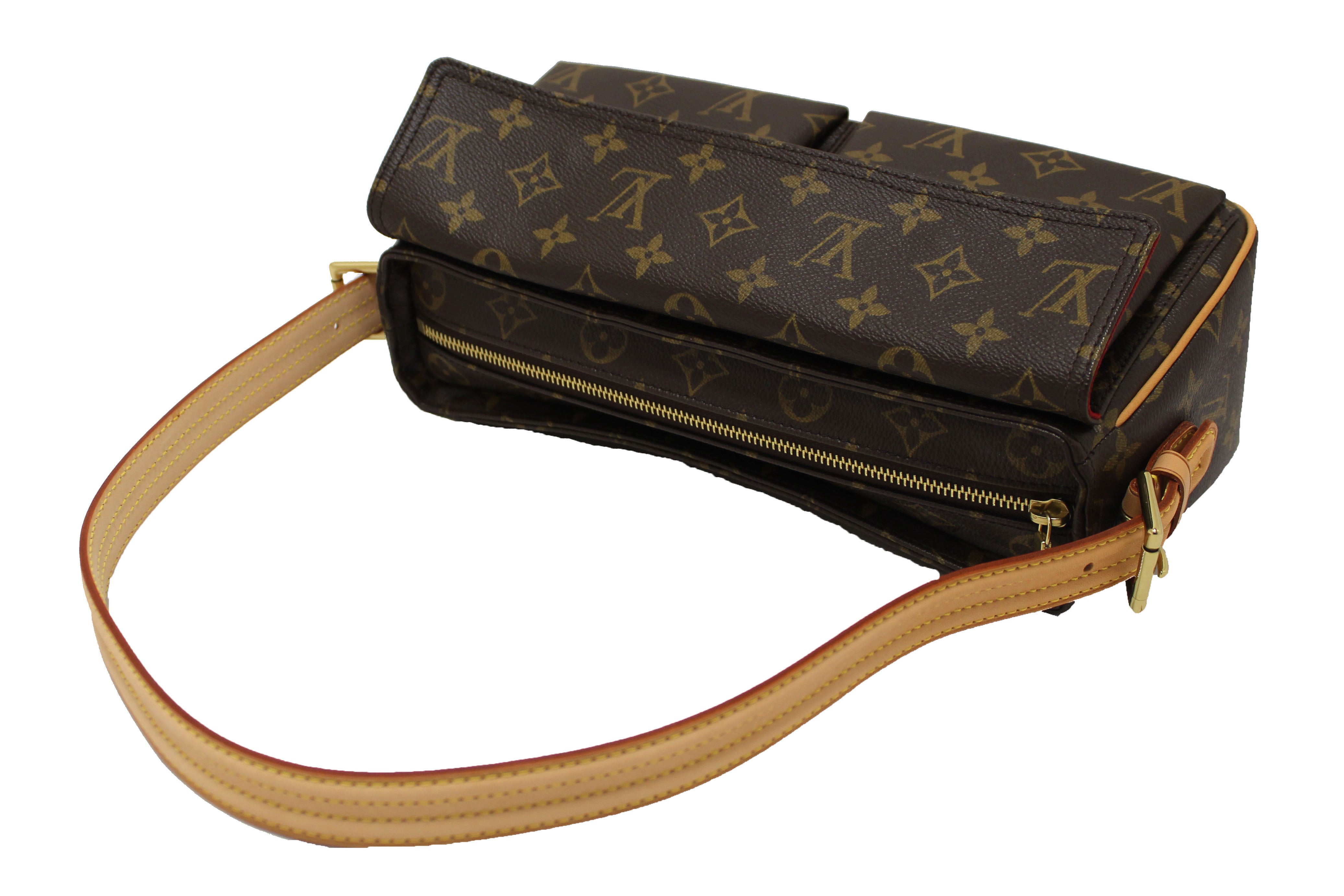 Authentic NEW Louis Vuitton Classic Monogram Viva-Cite MM Shoulder Bag