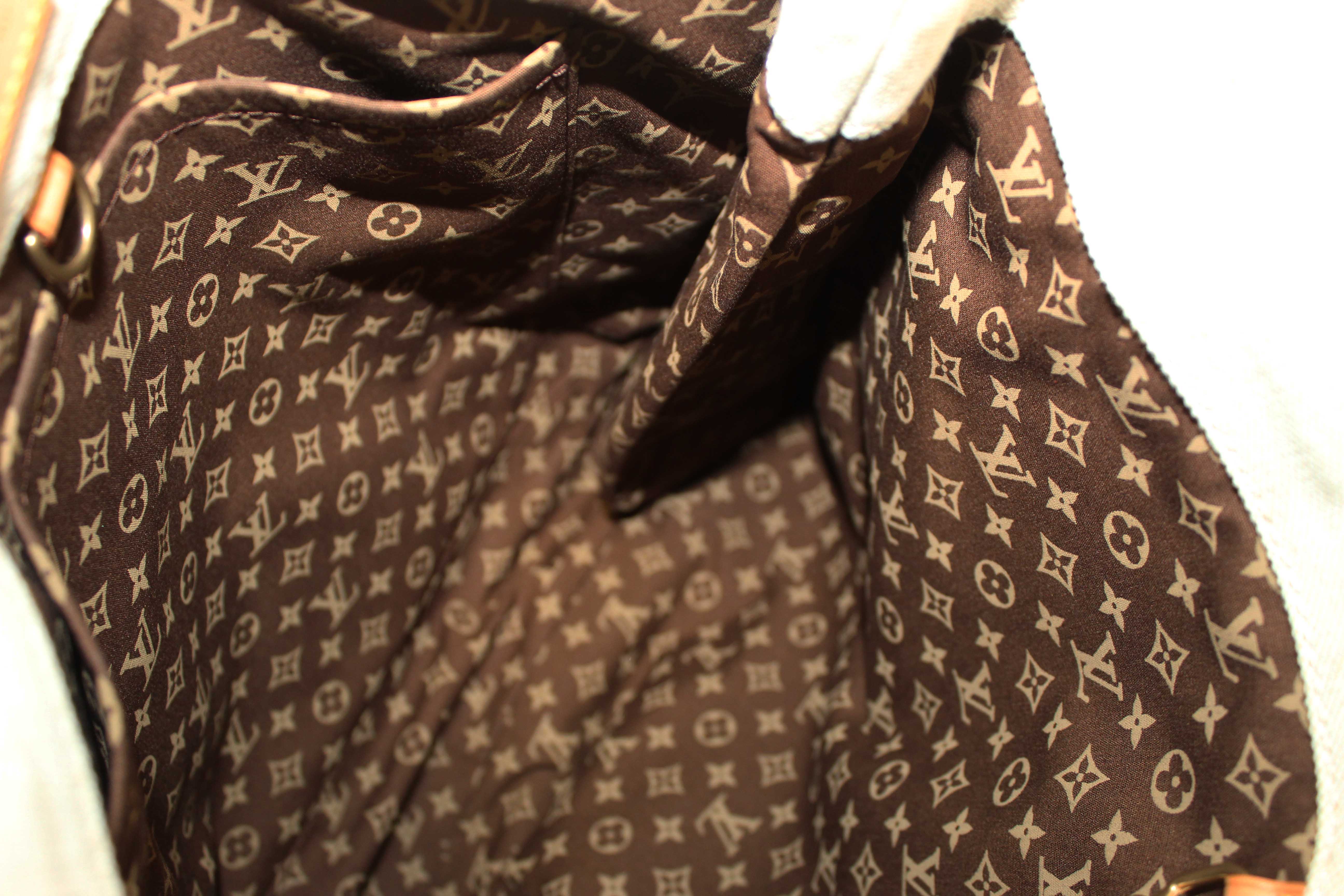 Authentic Louis Vuitton Limited Edition Yellow Toile Globe Shoppers Cabas MM Tote Bag