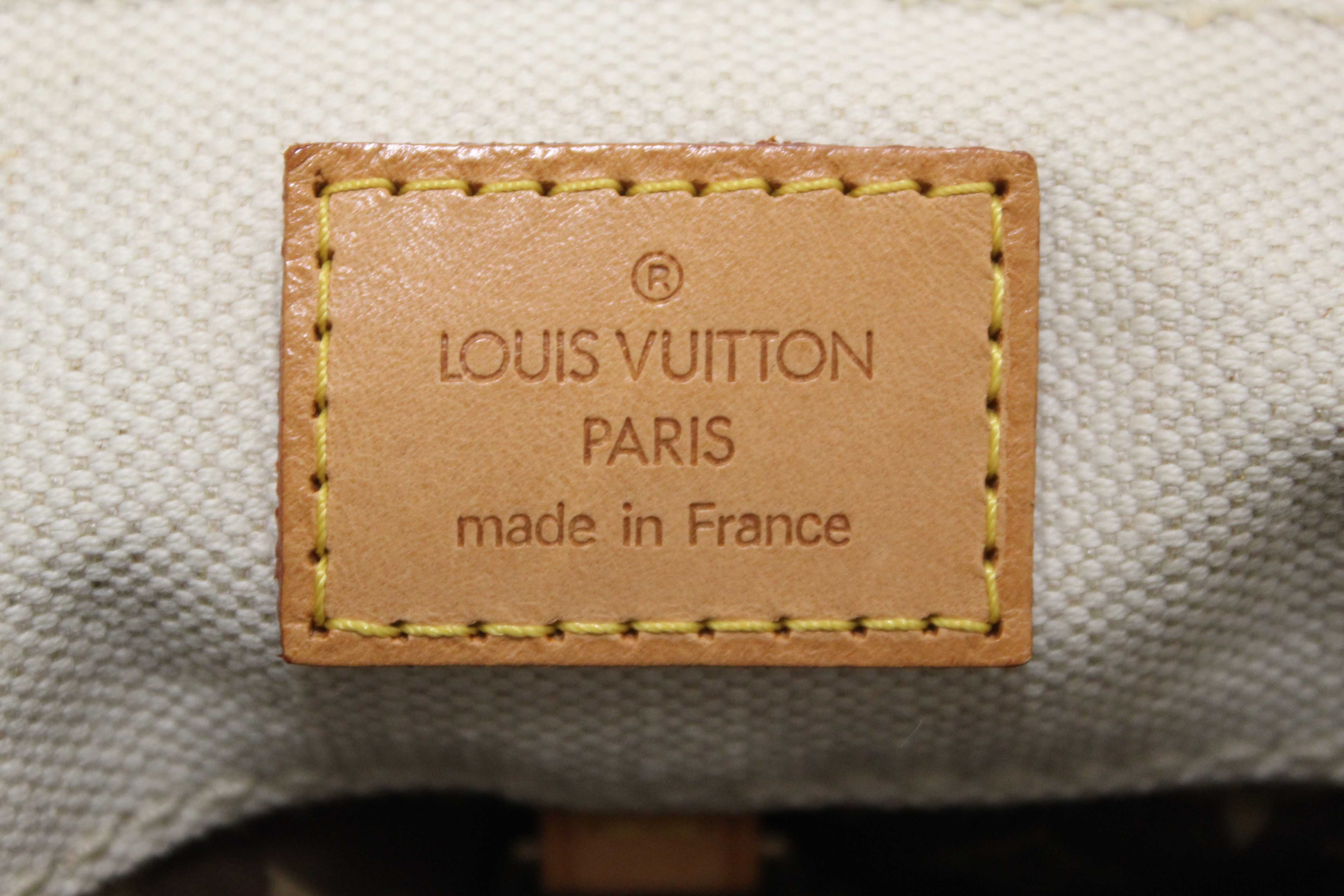 Authentic Louis Vuitton Limited Edition Yellow Toile Globe Shoppers Cabas MM Tote Bag