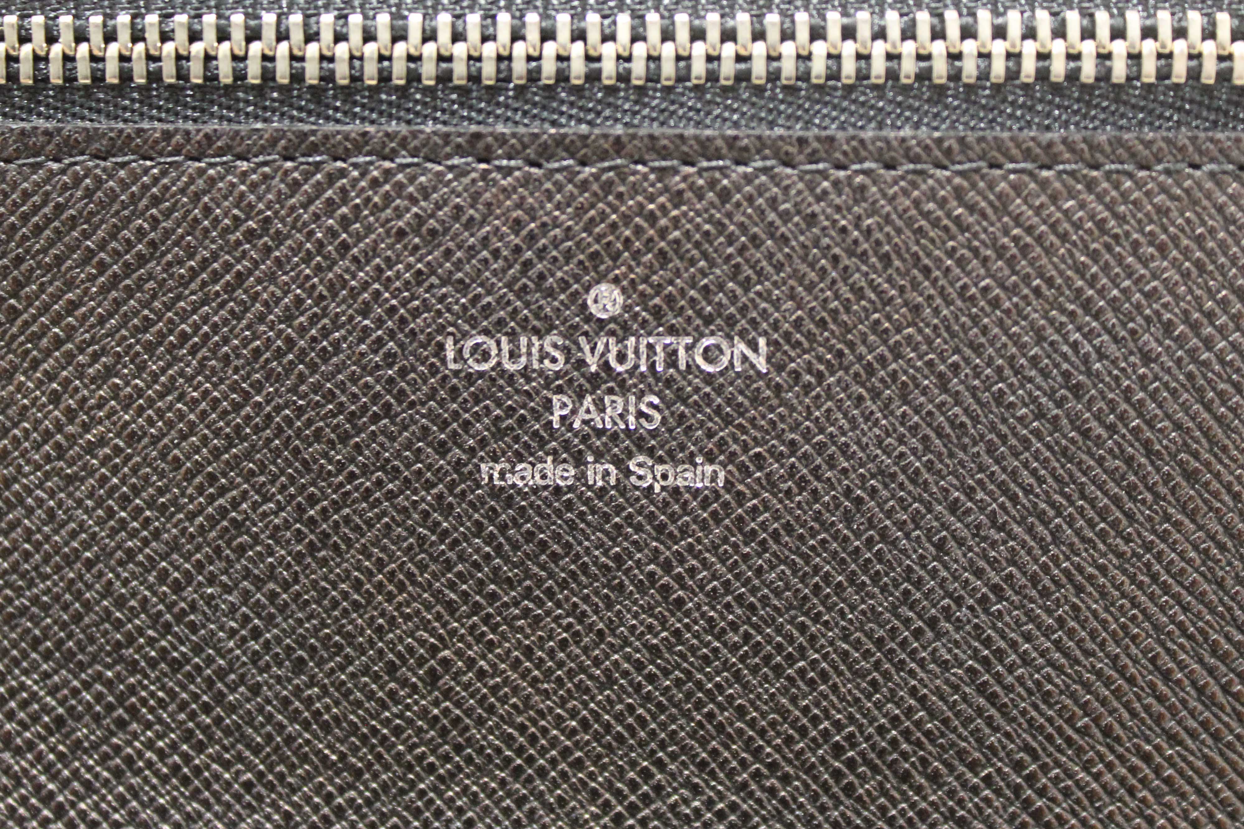 Authentic Louis Vuitton Damier Graphite Ceinture Pochette Homme Belt Bag Size 85/34