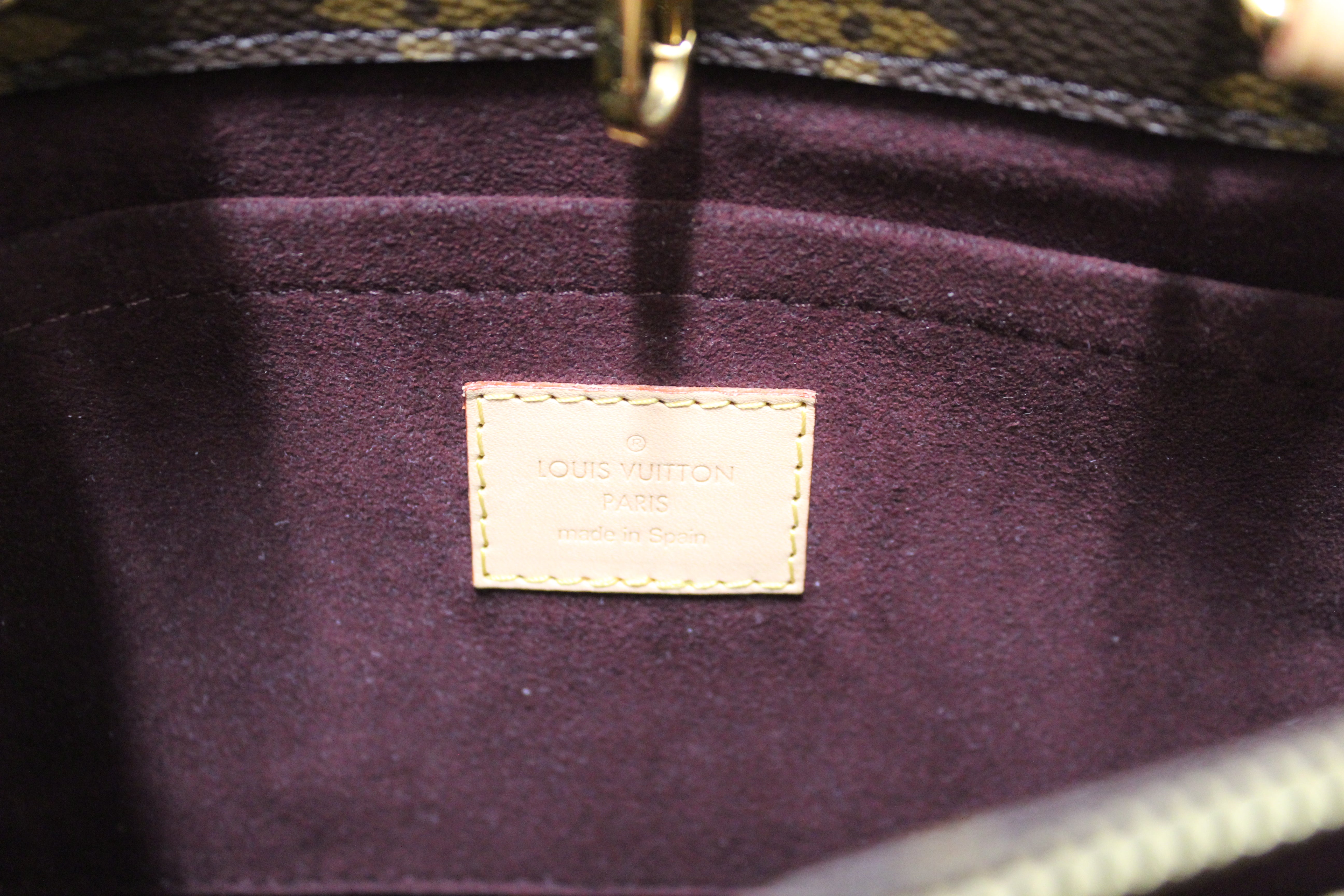 Louis Vuitton Montaigne Bb M41053 Noir Monogram Implant 2Way Shoulder Bag  woman
