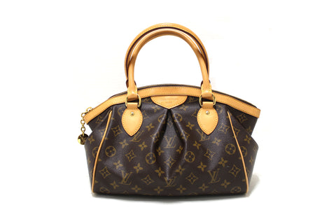 Louis Vuitton Rivoli Bag MM Brown Canvas, NEW 14"X 10"X
