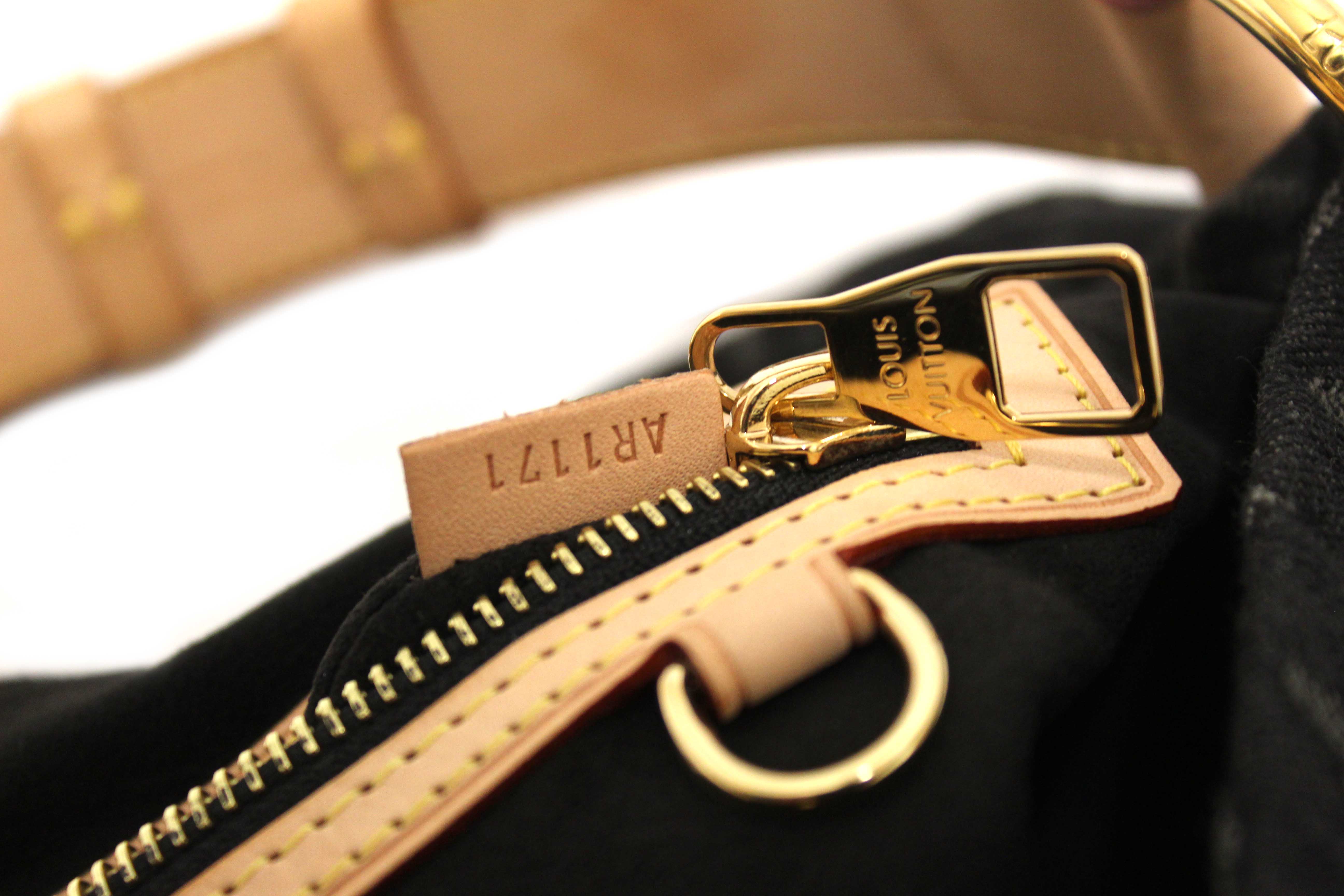 Authentic Louis Vuitton Black Monogram Denim Denim Daily PM Hobo Shoulder Bag