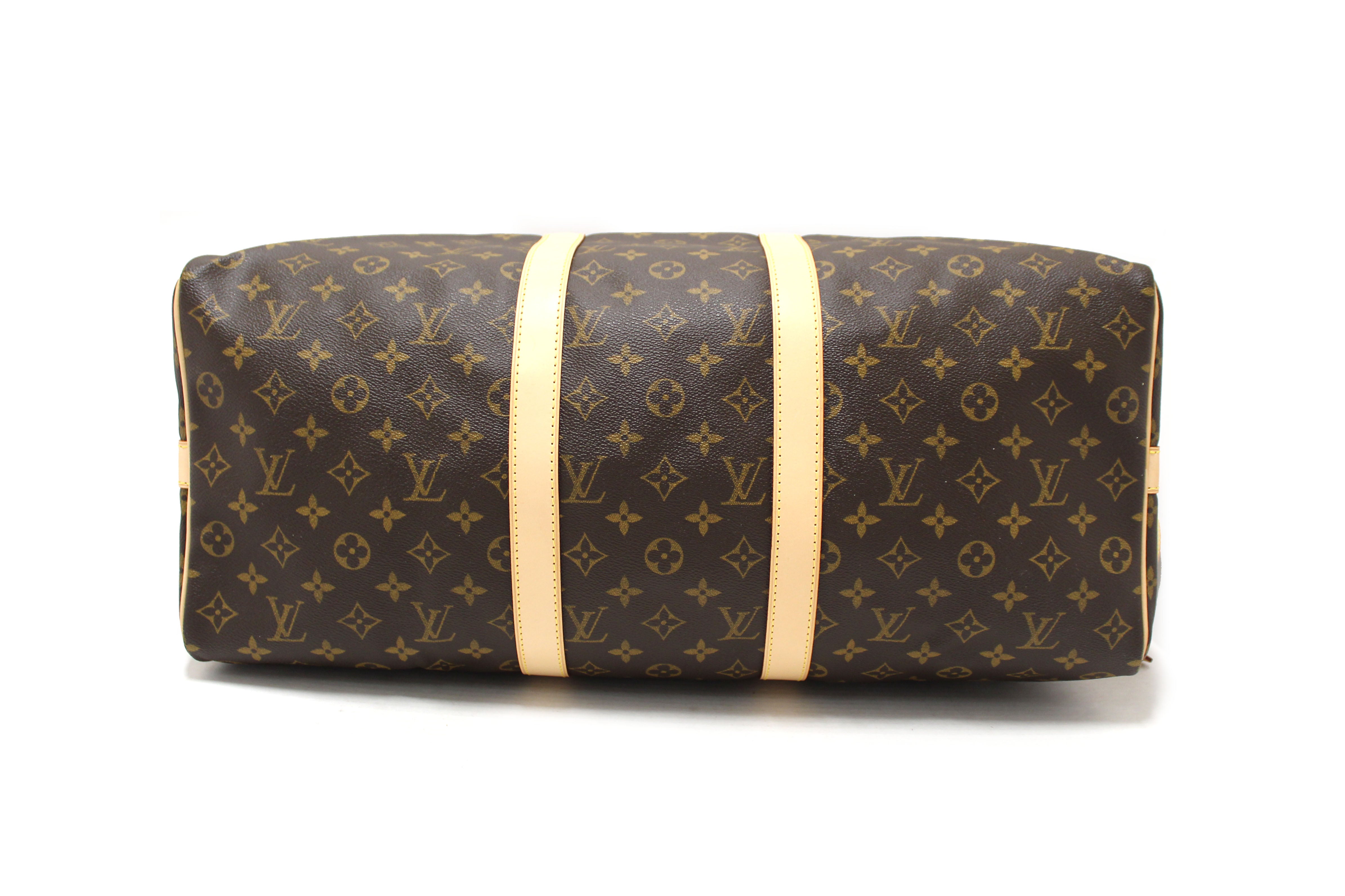 Authentic NEW Louis Vuitton Classic Monogram Keepall 50 Travel Bag