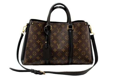 Authentic Louis Vuitton Classic Monogram Soufflot MM Handbag