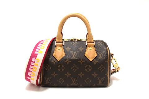 Authentic Louis Vuitton Classic Monogram Speedy 20 Bandoulière Bag