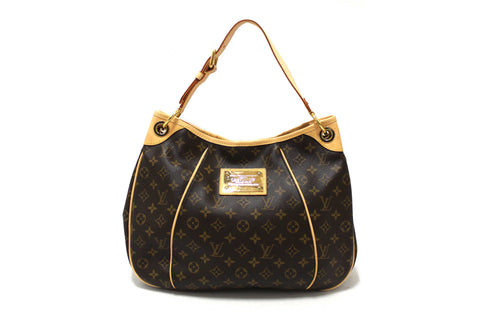 Authentic Louis Vuitton Classic Monogram Galliera PM Hobo Shoulder Bag