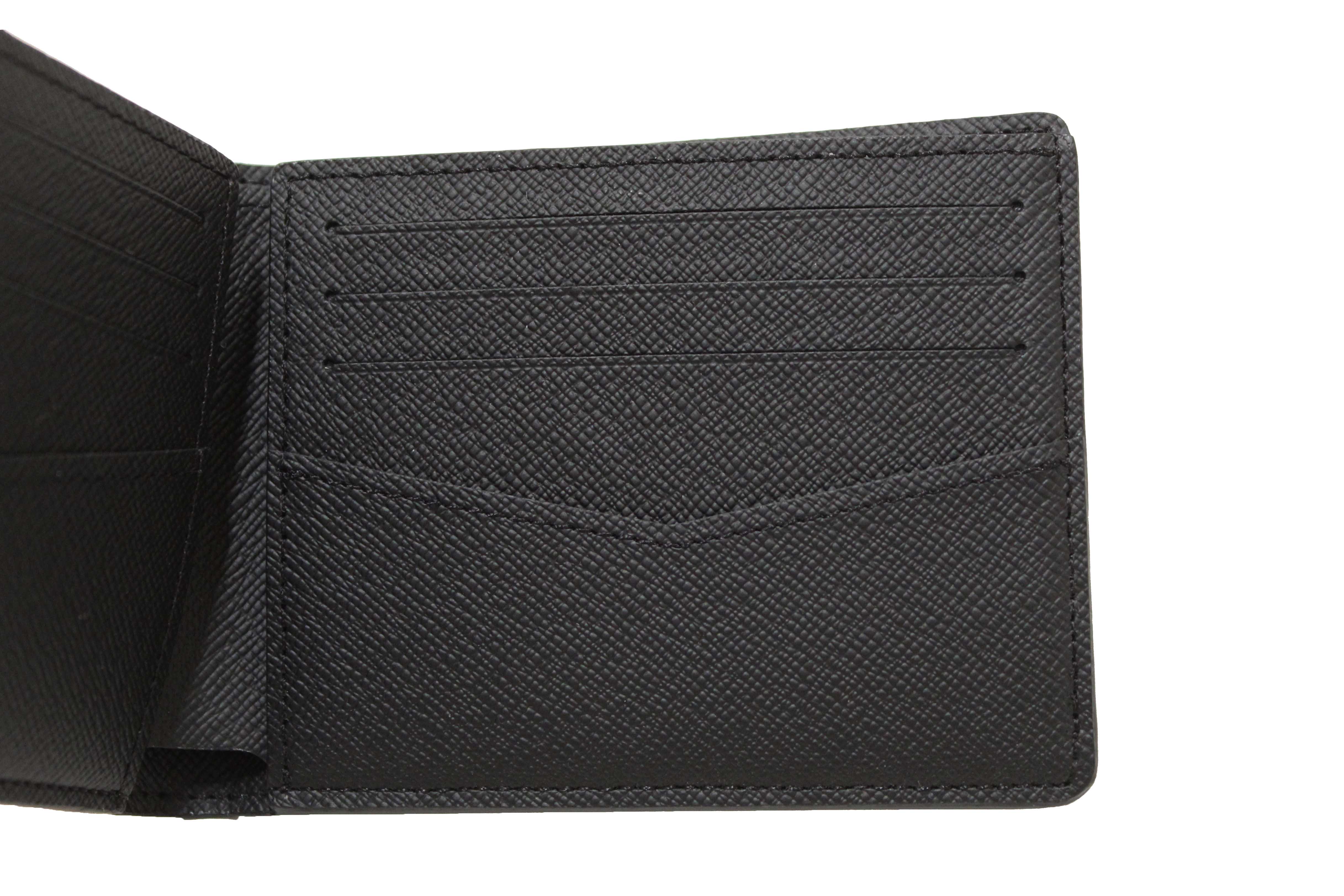 Authentic NEW Louis Vuitton Monogram Eclipse Canvas Slender Men's Wallet