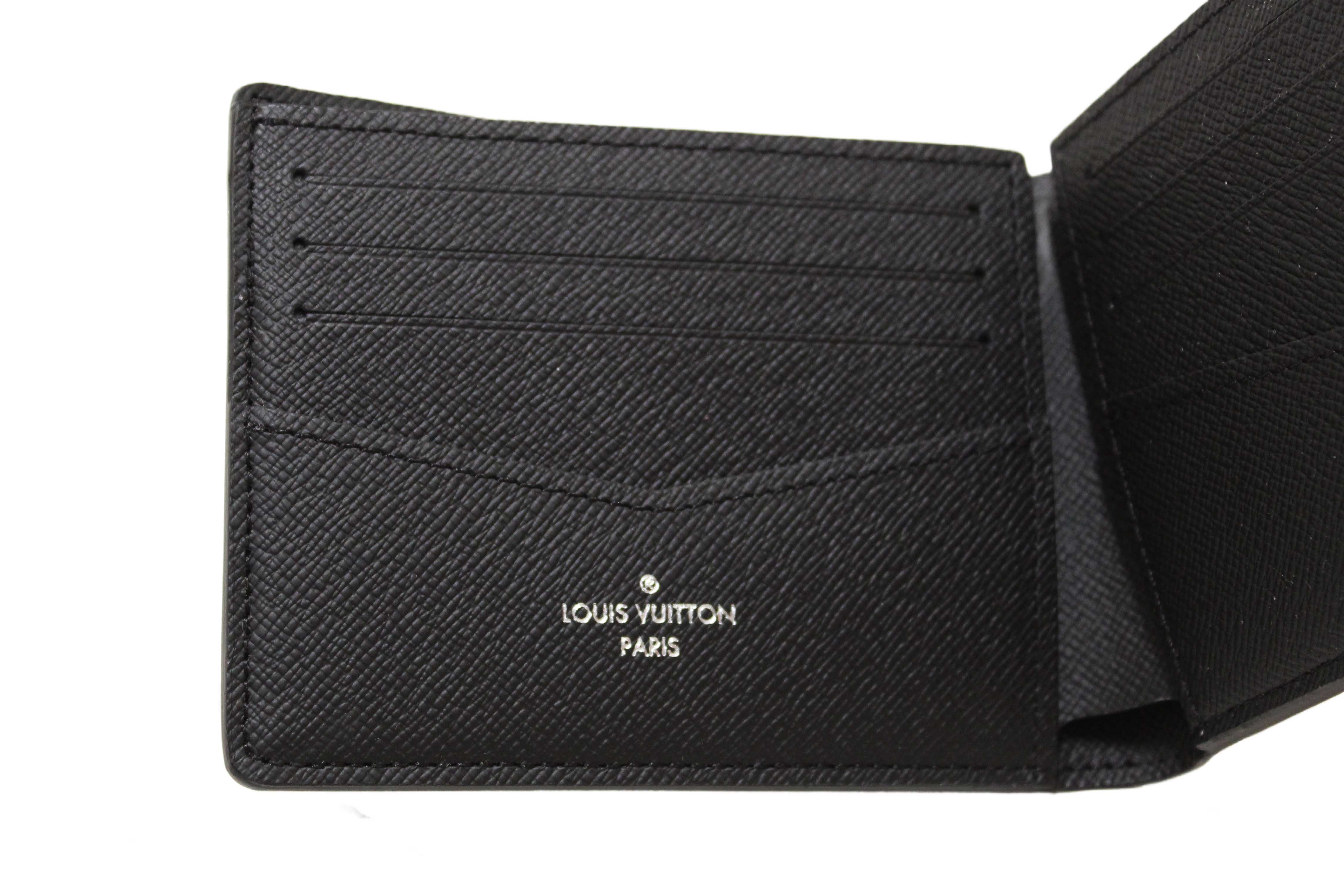 Authentic NEW Louis Vuitton Monogram Eclipse Canvas Slender Men's Wallet