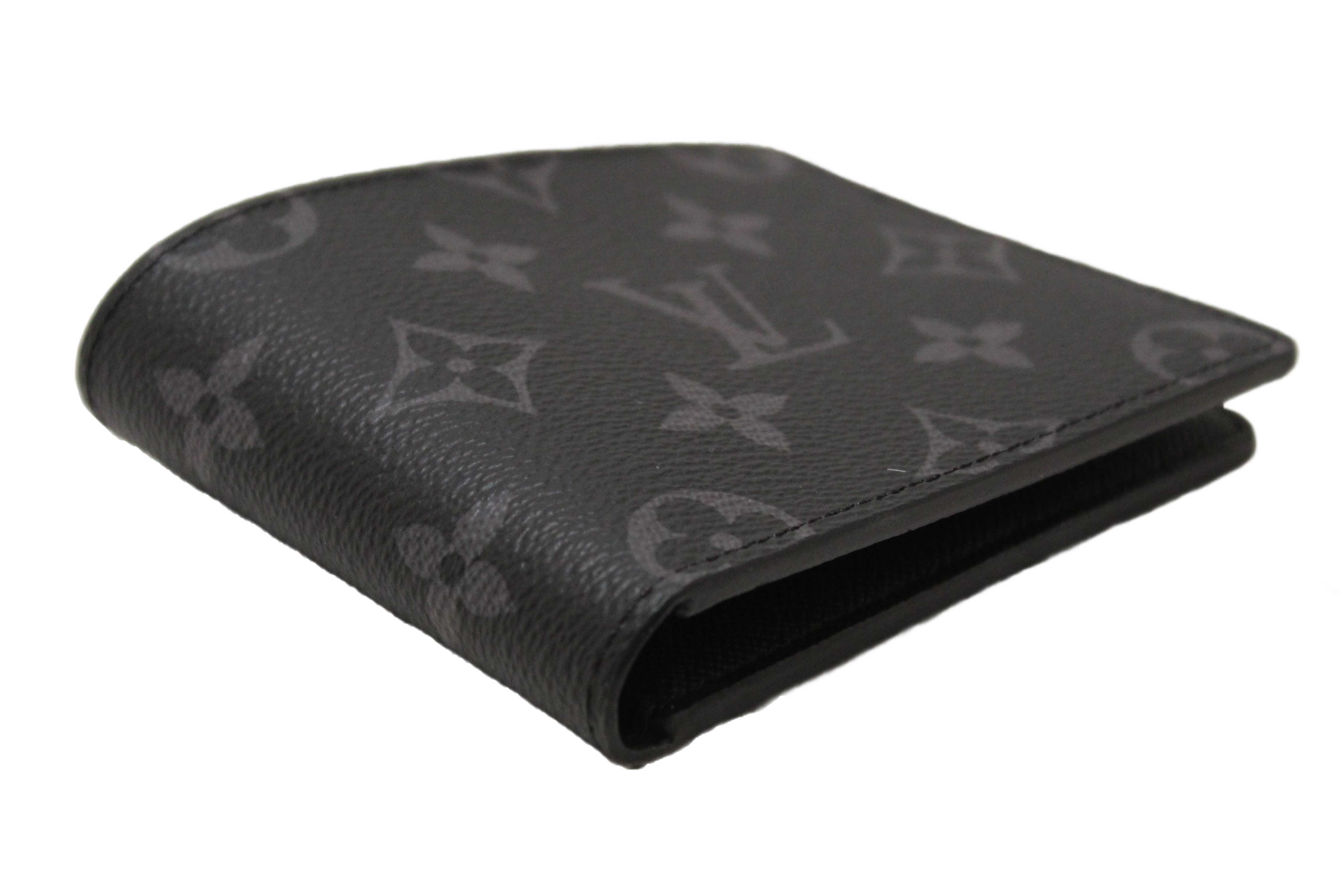 Authentic NEW Louis Vuitton Monogram Eclipse Canvas Slender Men's Wallet