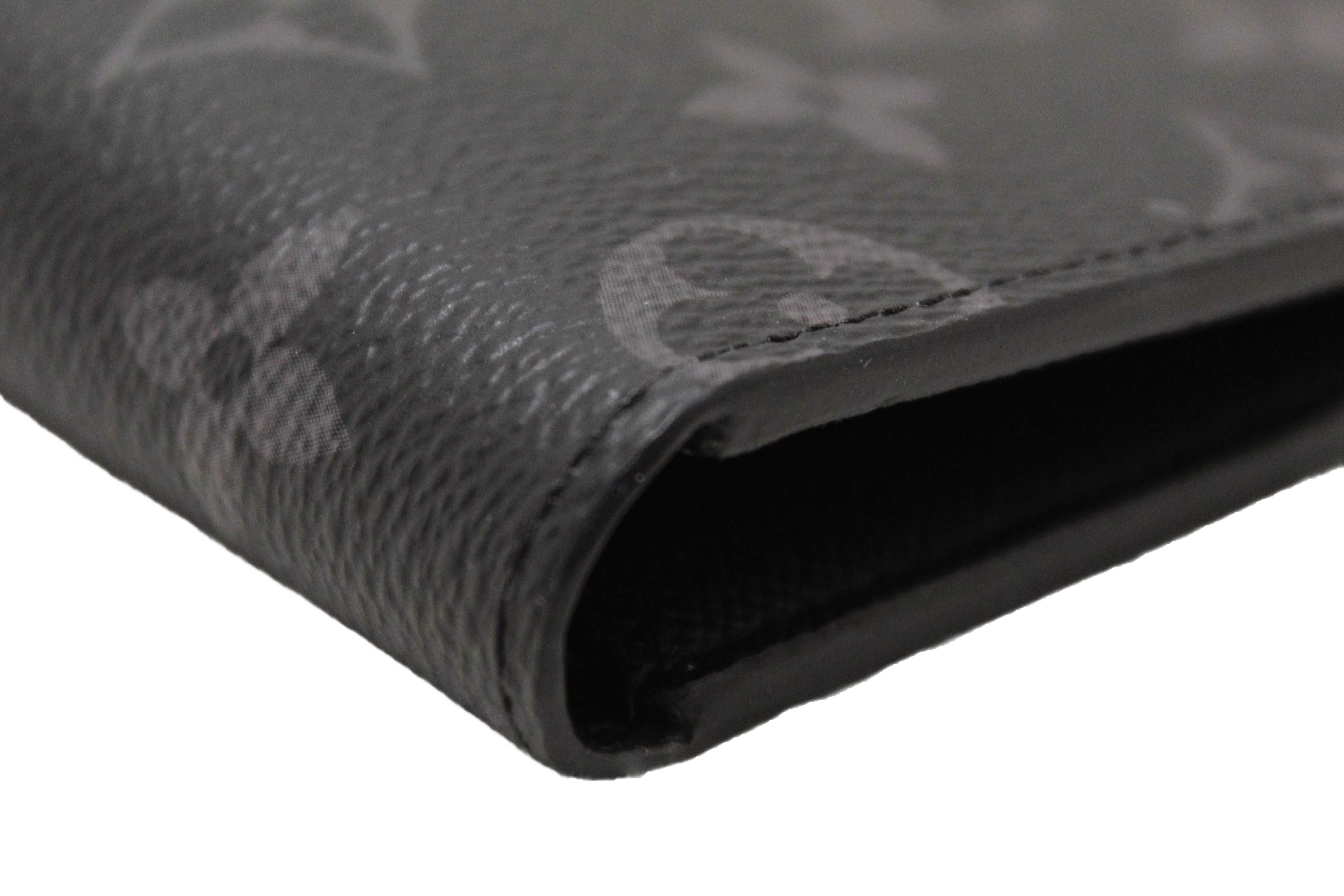 Authentic NEW Louis Vuitton Monogram Eclipse Canvas Slender Men's Wallet