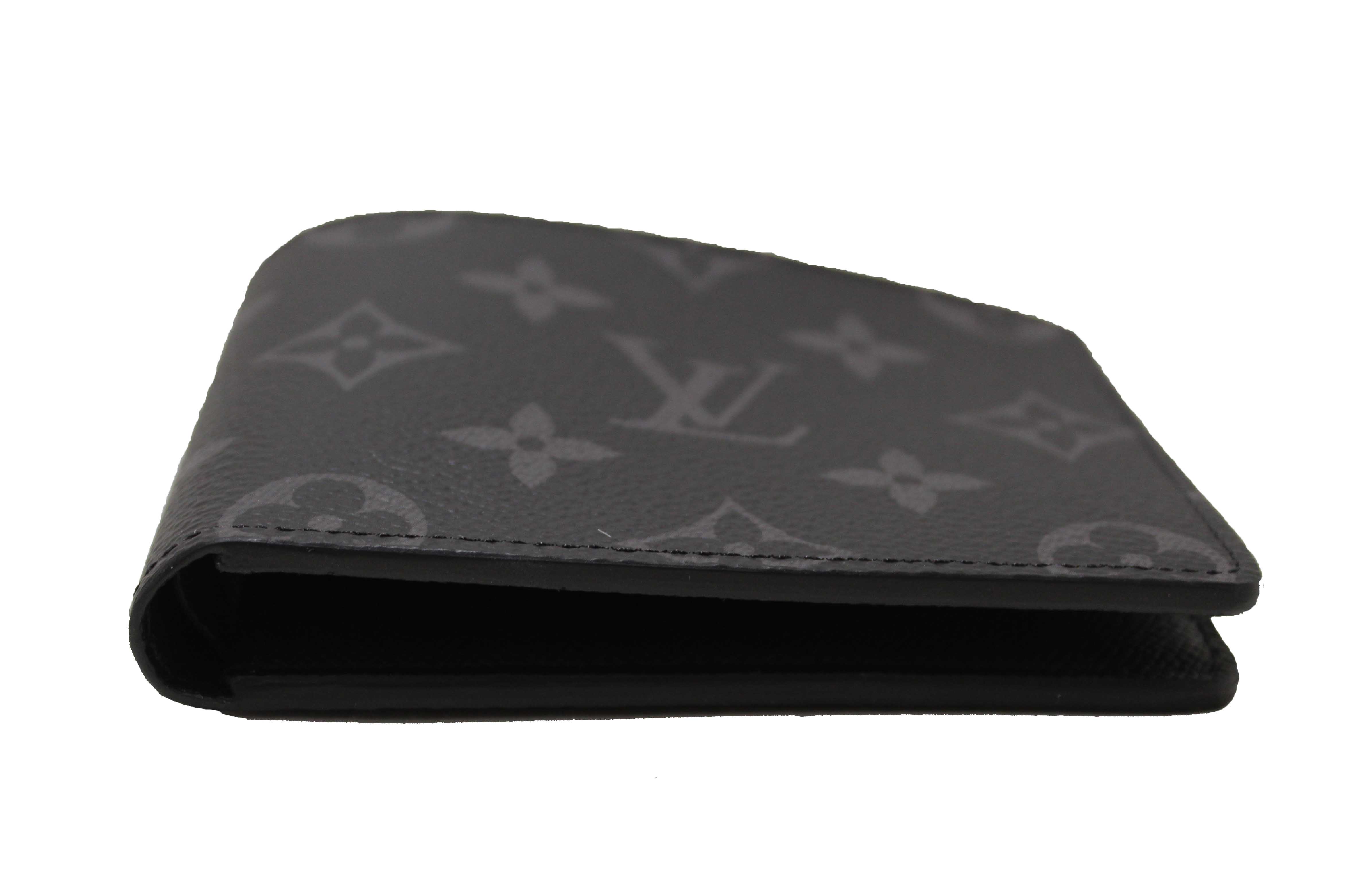 Authentic NEW Louis Vuitton Monogram Eclipse Canvas Slender Men's Wallet