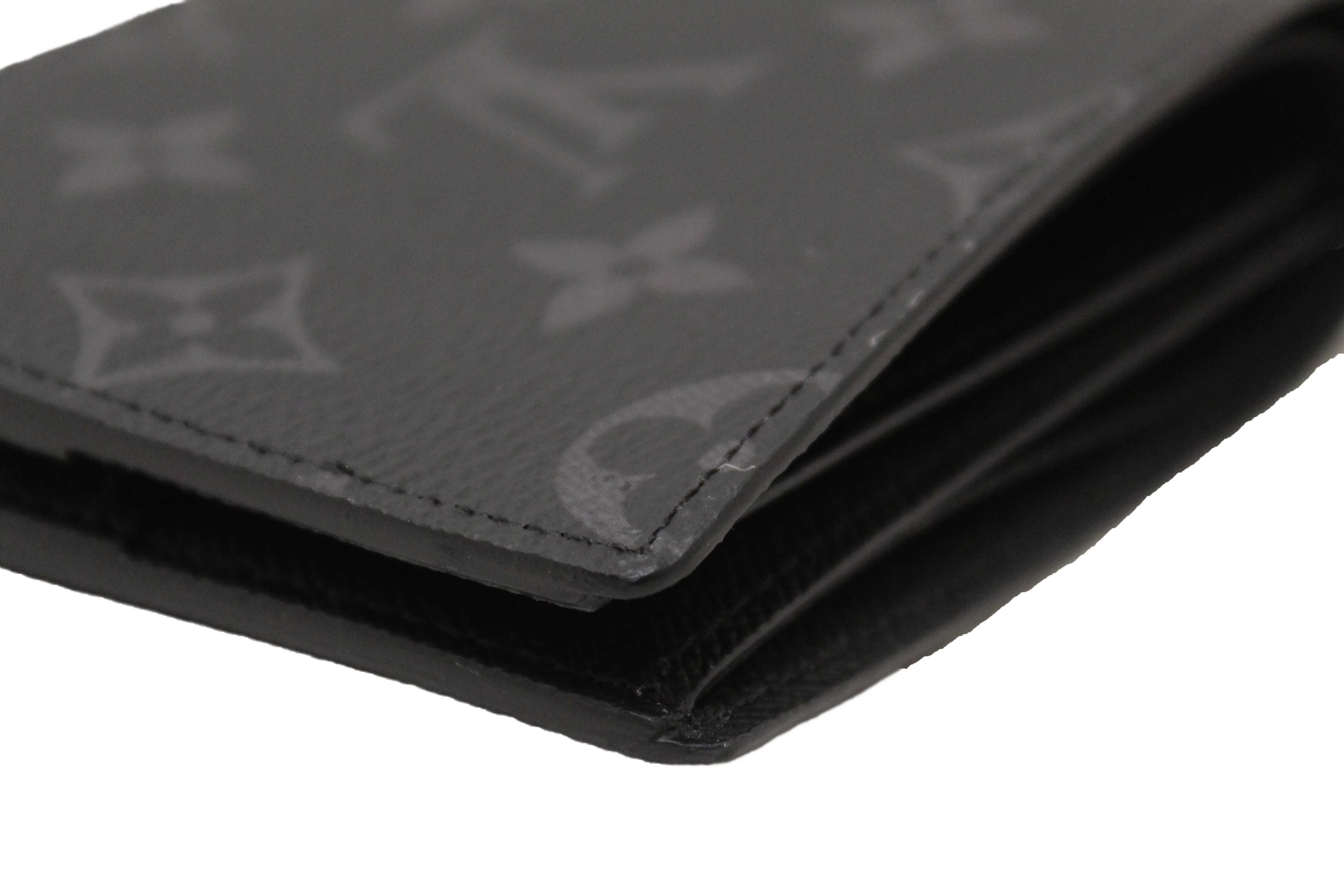 Authentic NEW Louis Vuitton Monogram Eclipse Canvas Slender Men's Wallet