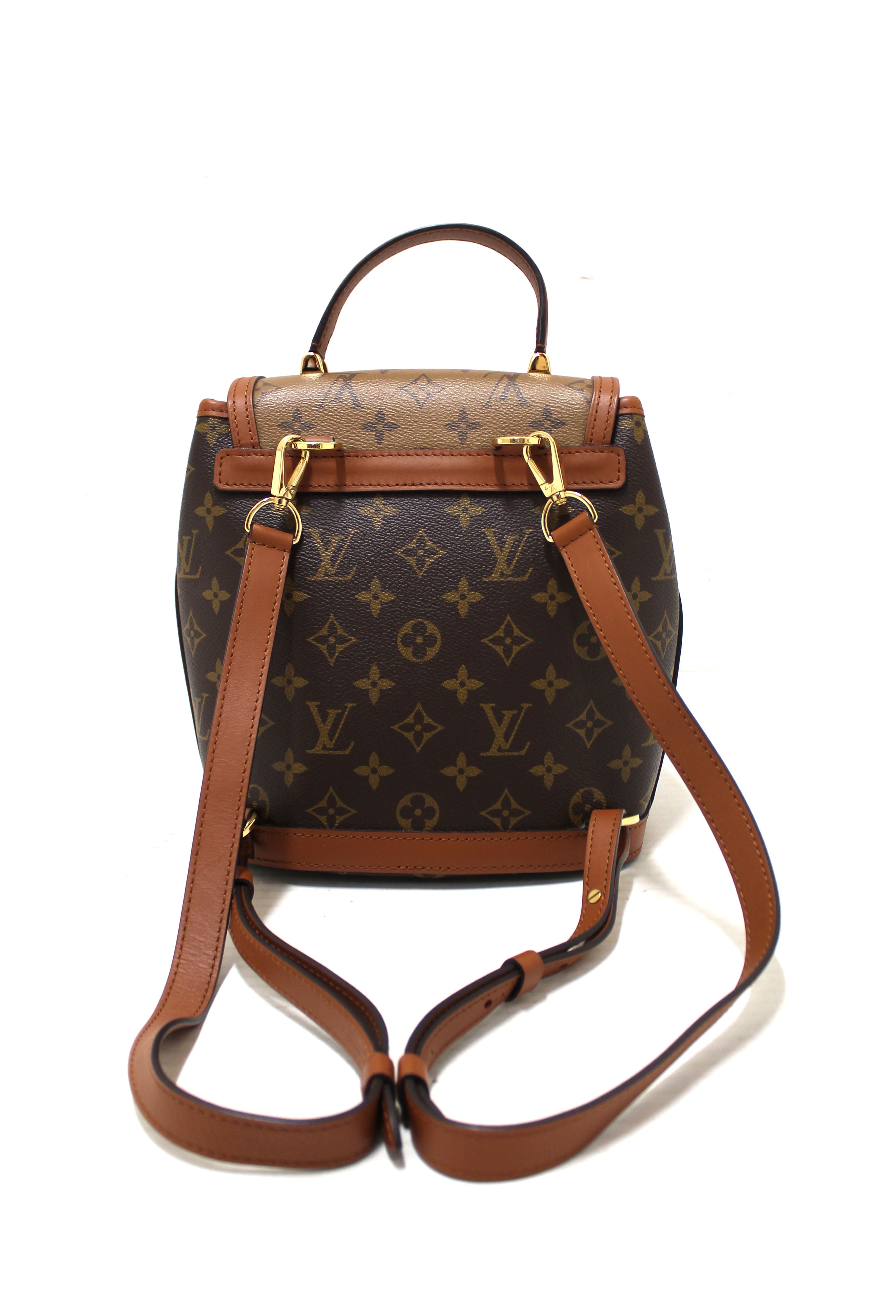 dauphine backpack louis vuitton Authentic Louis Vuitton Reverse Monogram Dauphine Backpack PM – Paris Station Shop