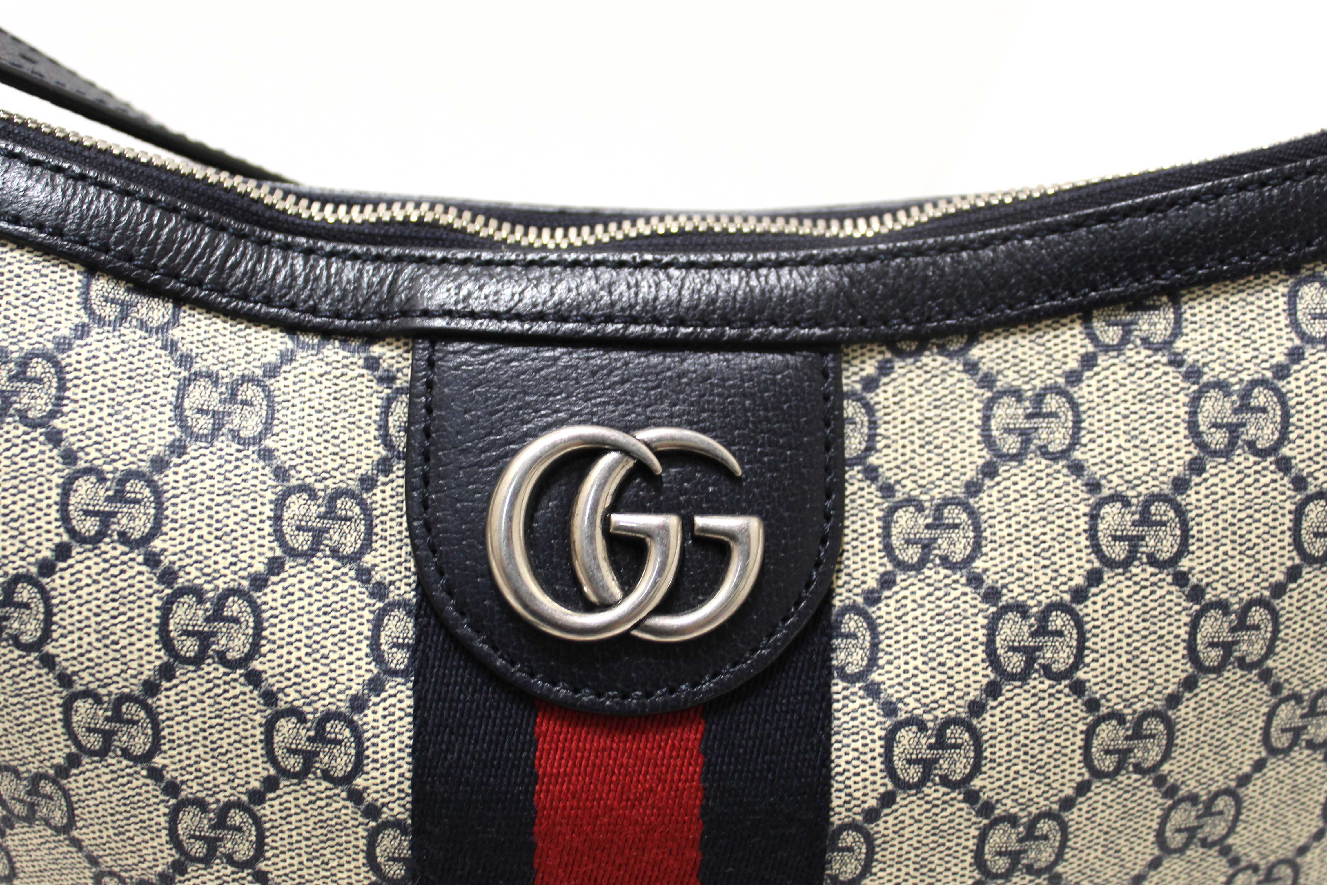 バッグ・カバンその他 Gucci Ophidia GG Shoulder Bag Blue Black Supreme Ophidia small pouch in blue and dark blue Supreme | GUCCI® US