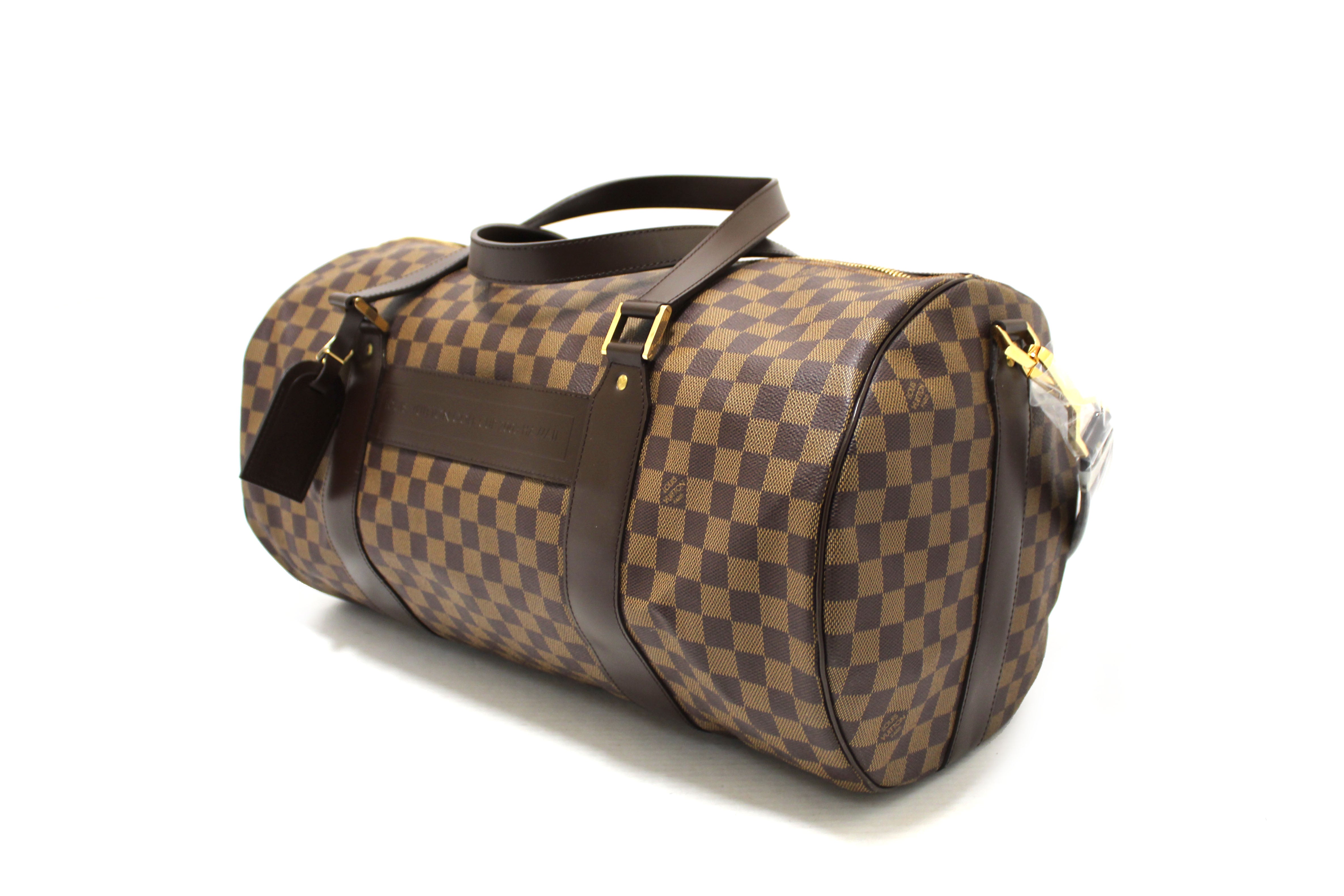 Authentic NEW Louis Vuitton Limited Edition Damier Ebene Golf Cup 2003 Hawaii Sac Polochon Duffle Bag