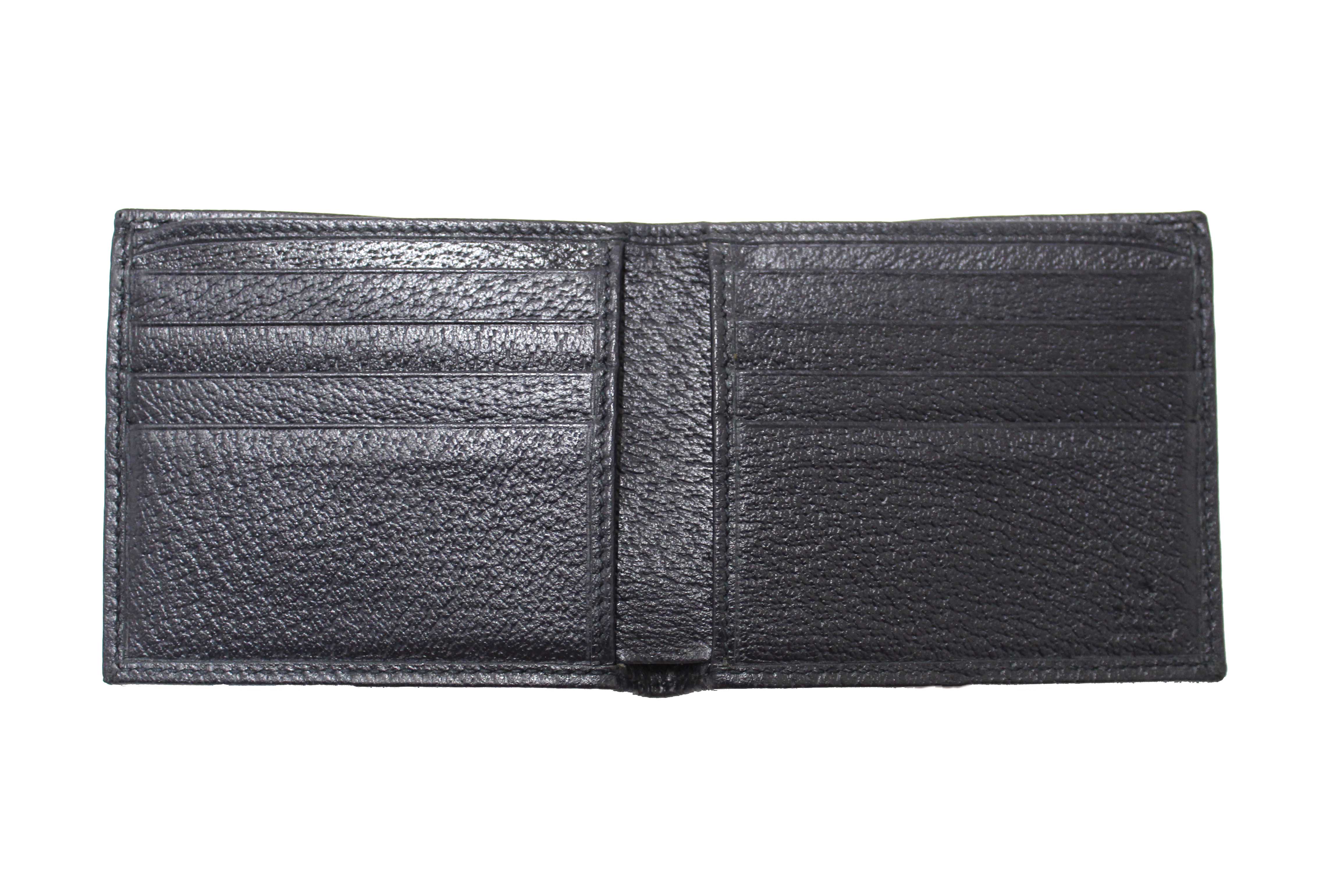 Authentic Gucci GG Supreme Monogram Web Mens Ophidia Bi-Fold Wallet 597606