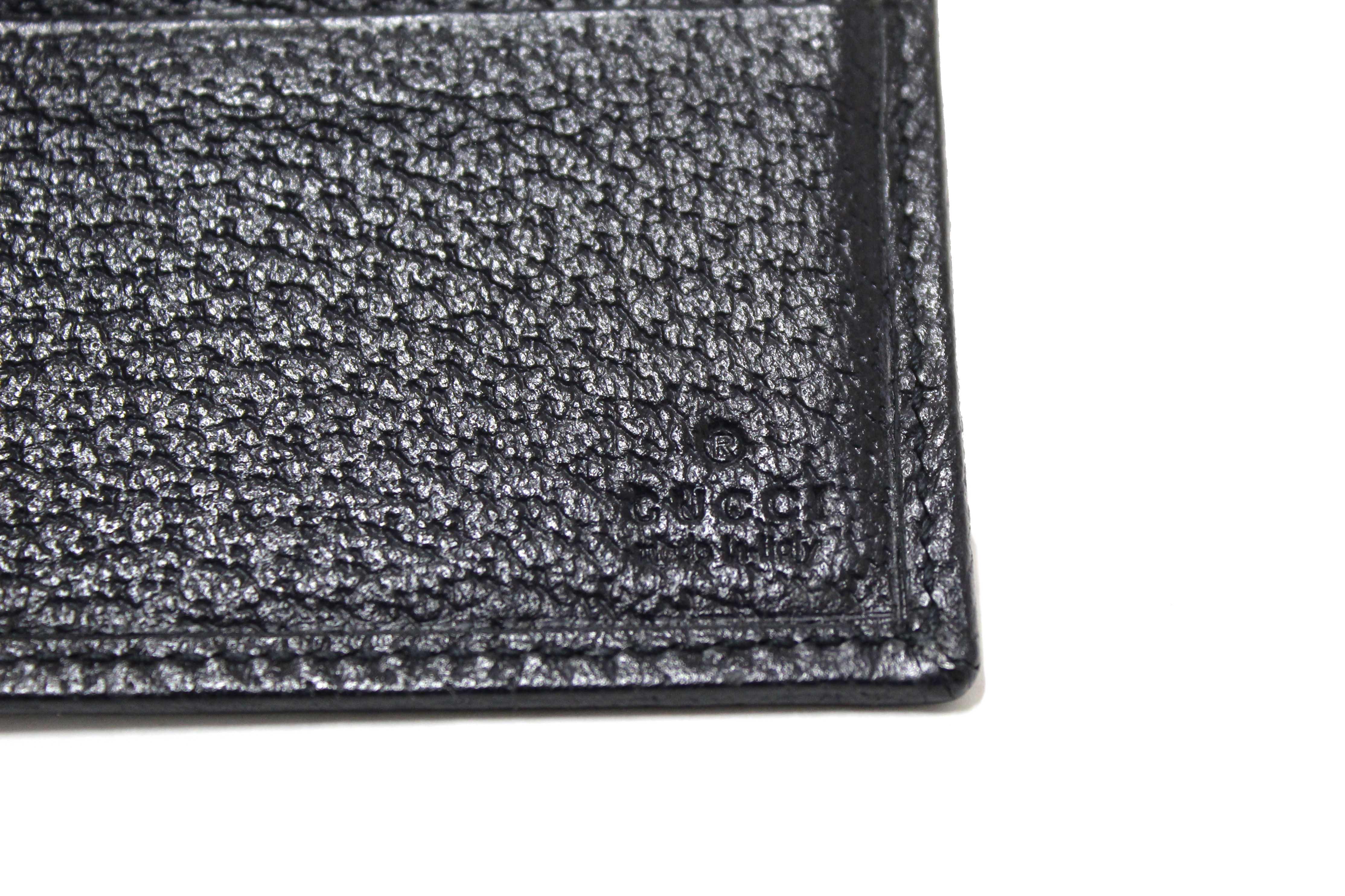 Authentic Gucci GG Supreme Monogram Web Mens Ophidia Bi-Fold Wallet 597606