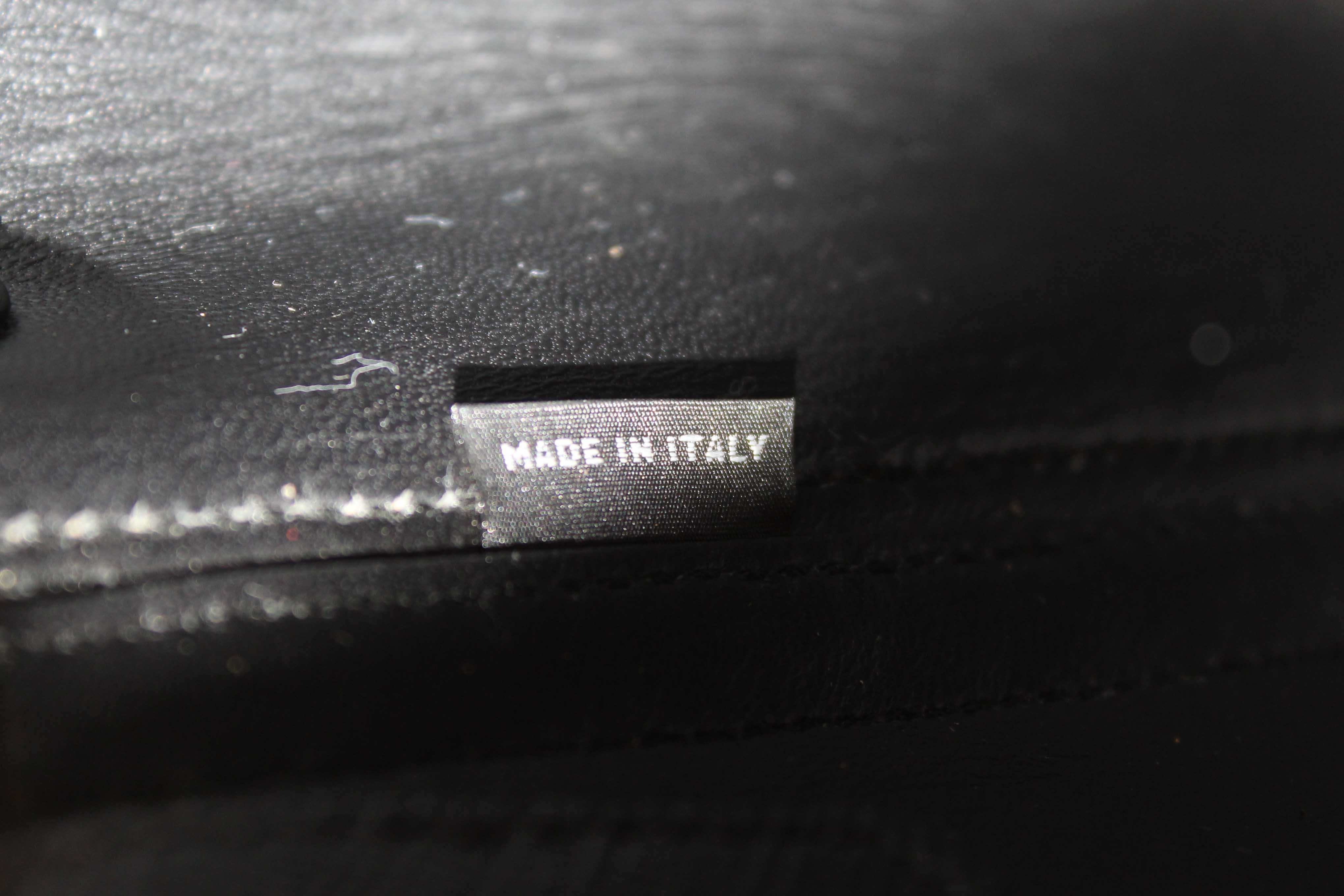 Authentic Prada Black Saffiano Leather Medium Double Bag