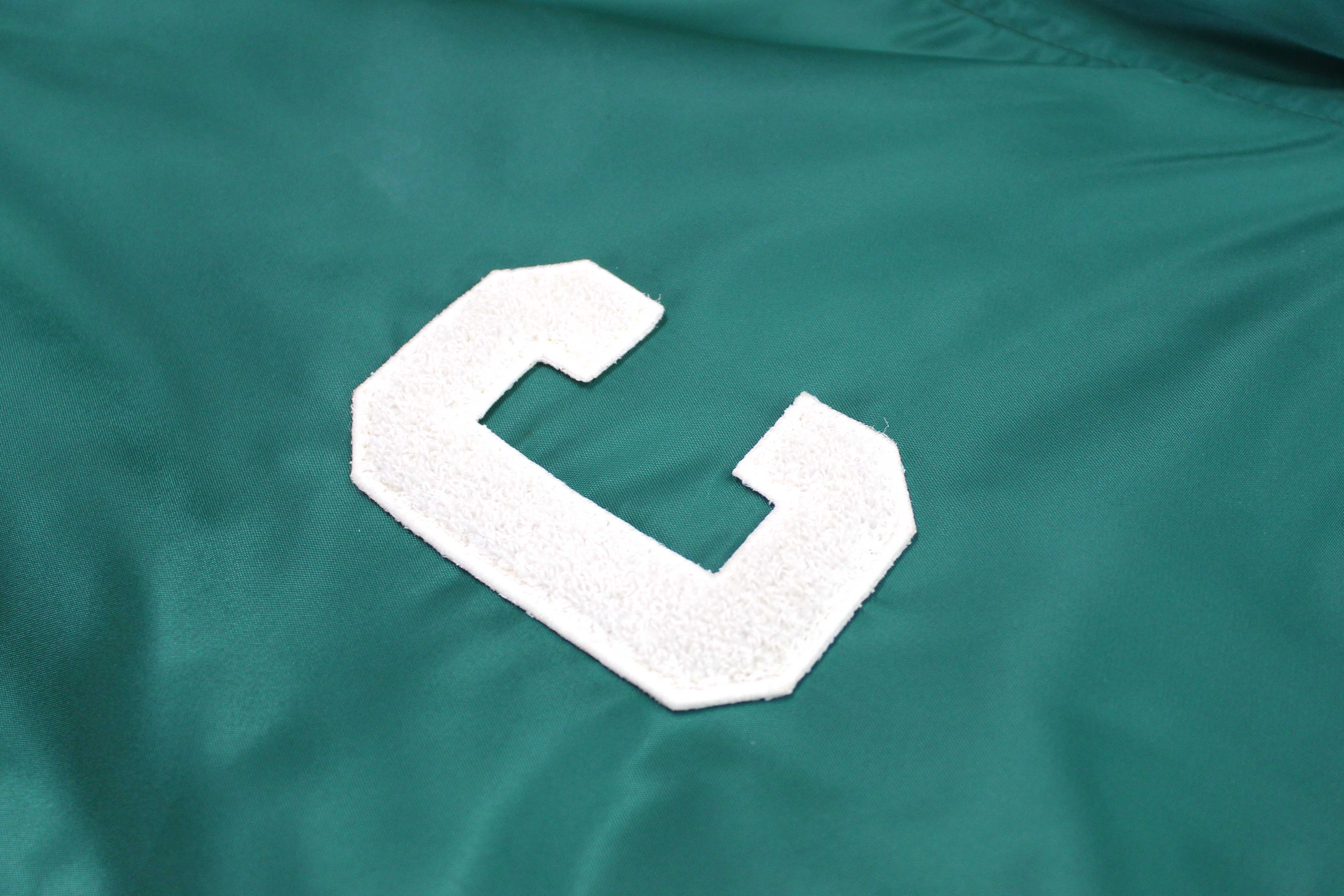 Authentic Celine Green Nylon Varsity Jacket Size 34