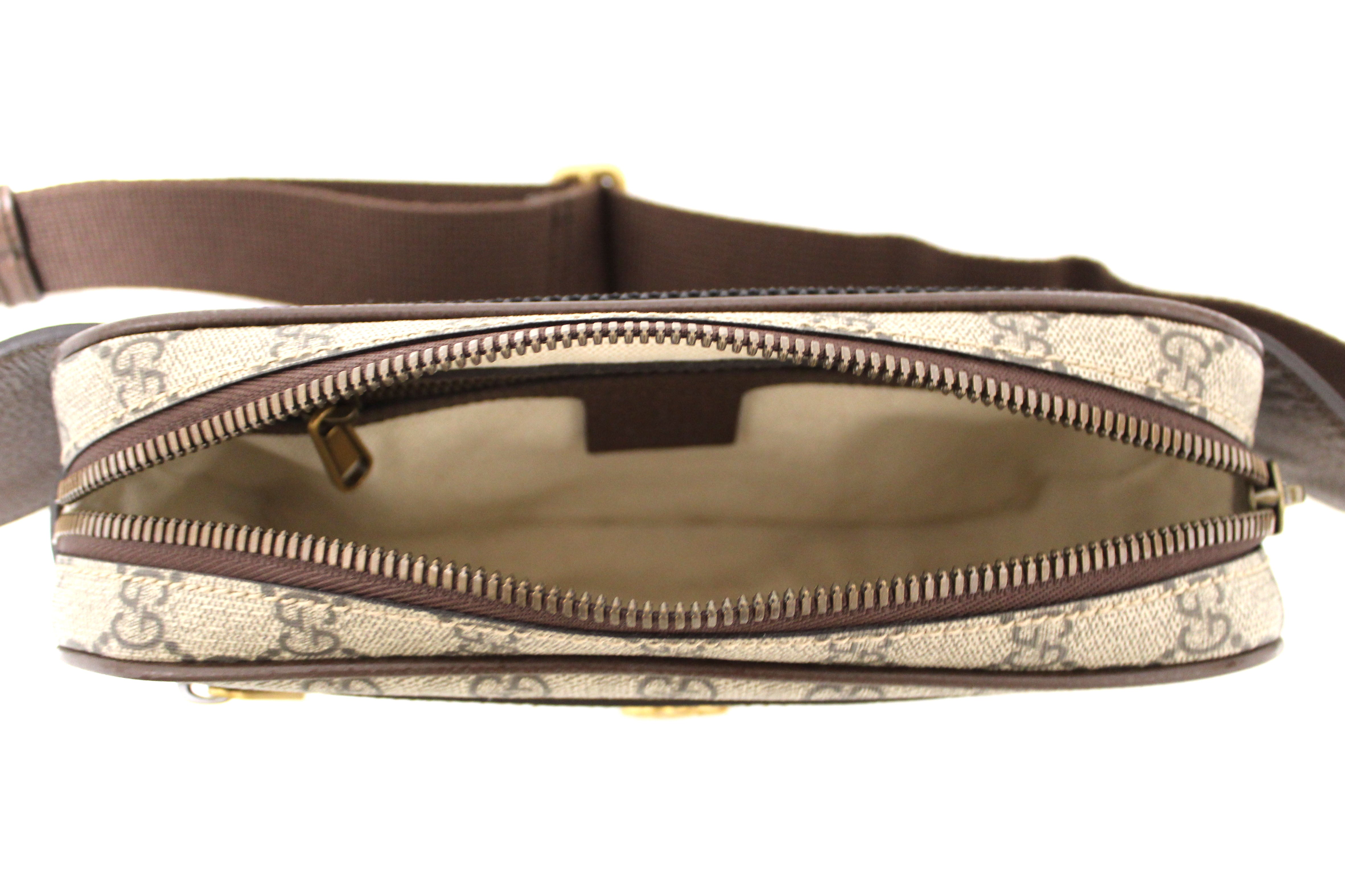 Authentic Gucci Ophidia GG Canvas Belt Bag
