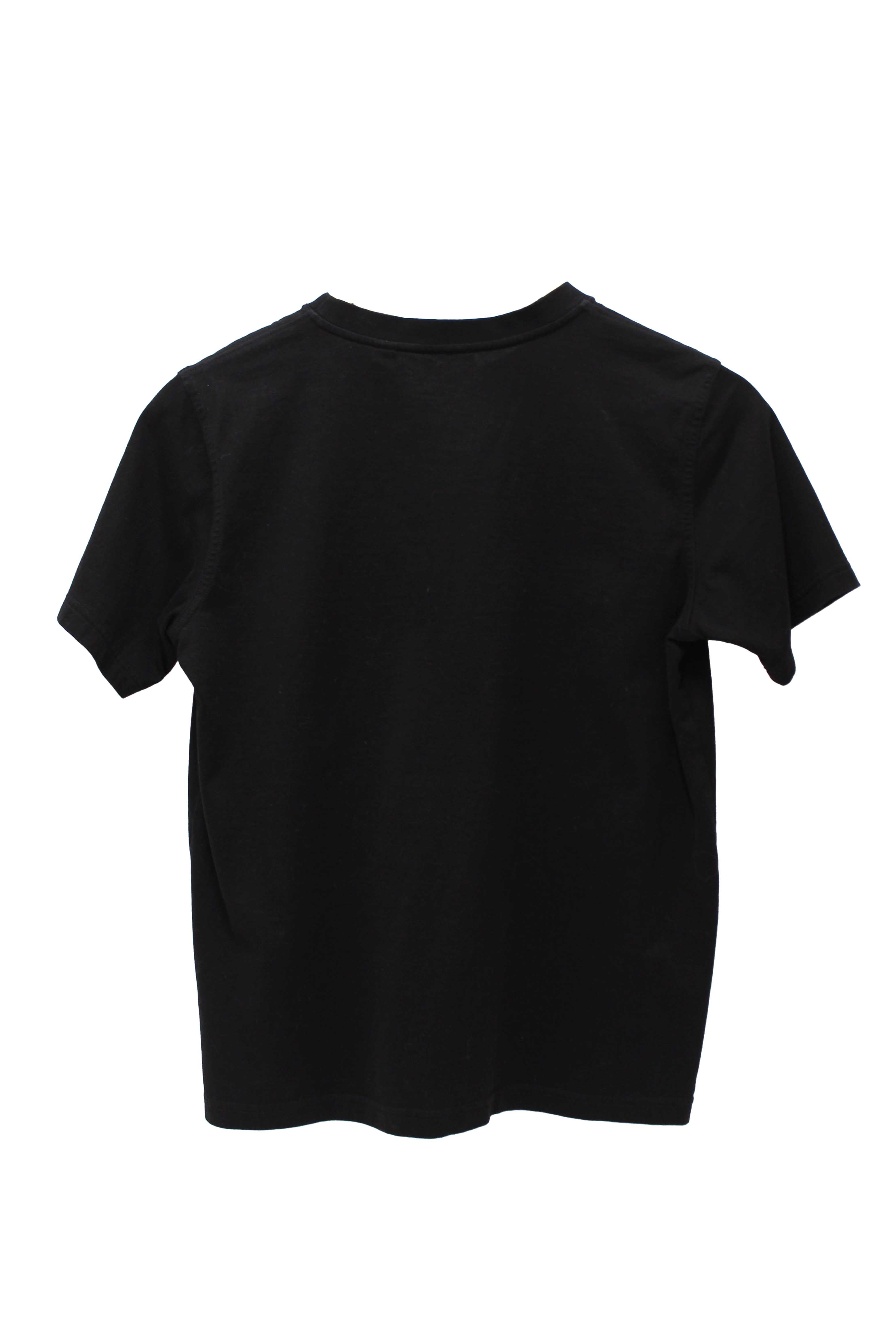 Authentic Burberry Black Cotton Logo Print T-shirt size S