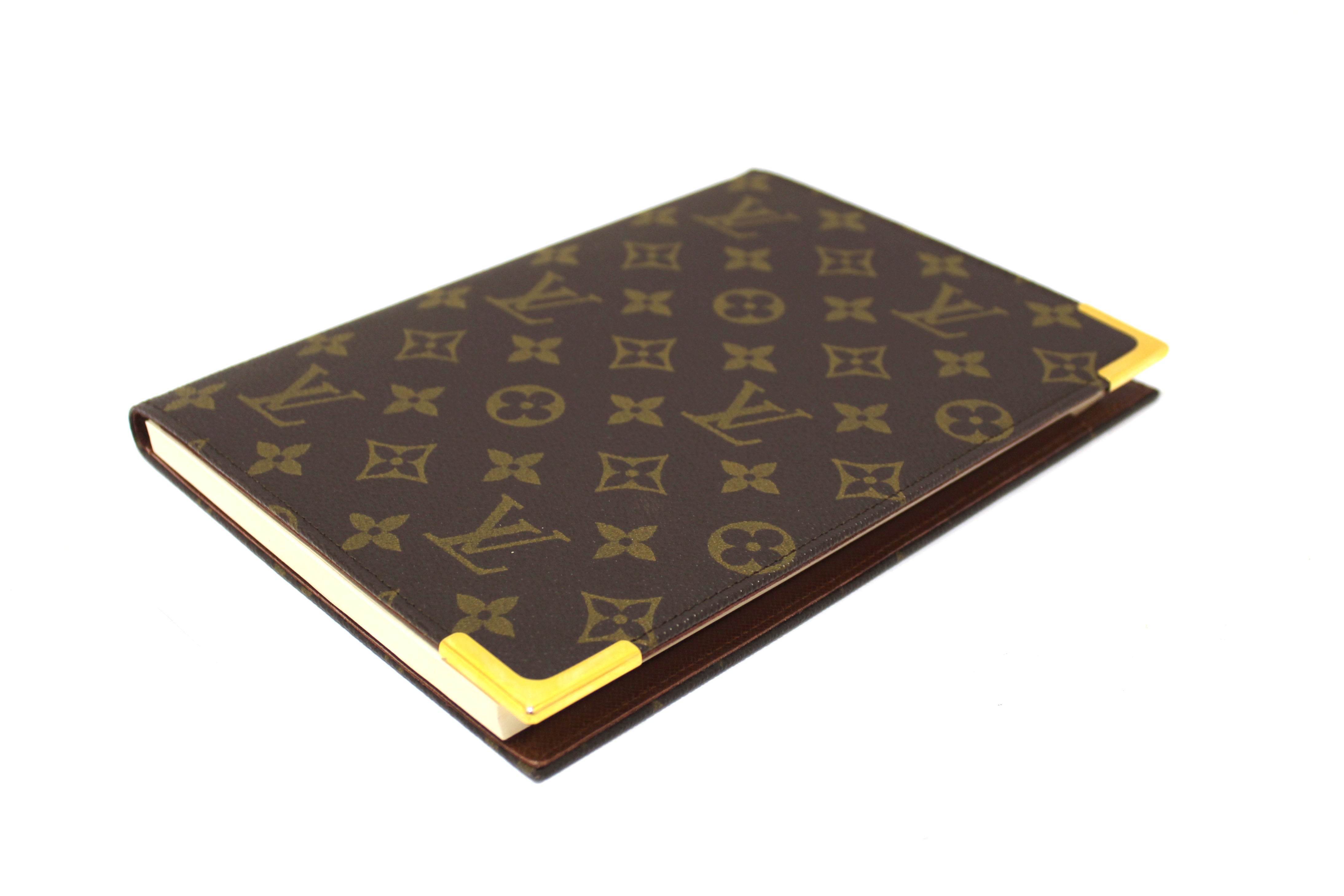 Authentic Vintage Louis Vuitton Monogram Canvas Desk Agenda Cover